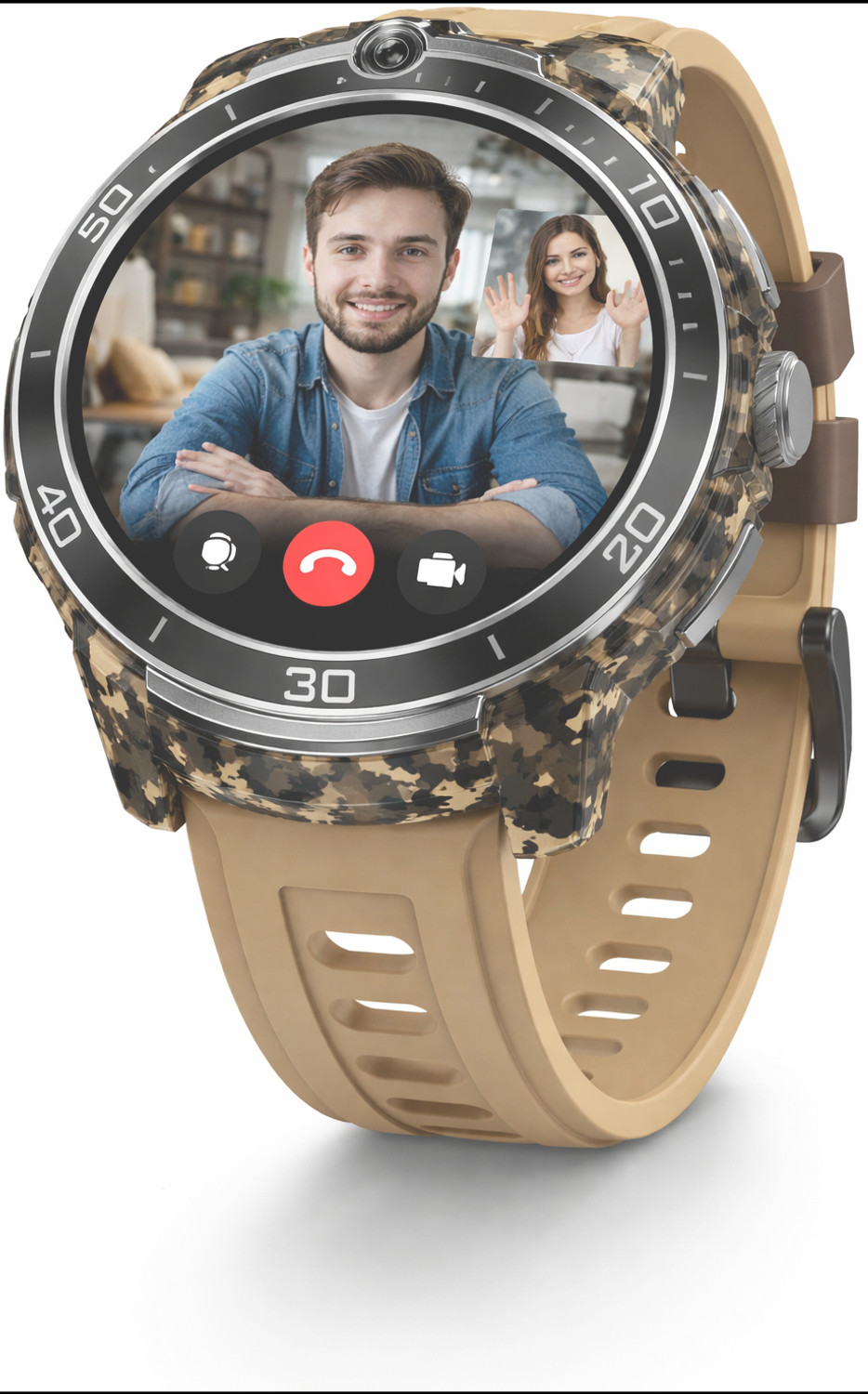 Image of Longan Android Smart Watch 5G GPS Bluetooth Calling Facebook WhatsApp WiFi Navigation Smartwatch