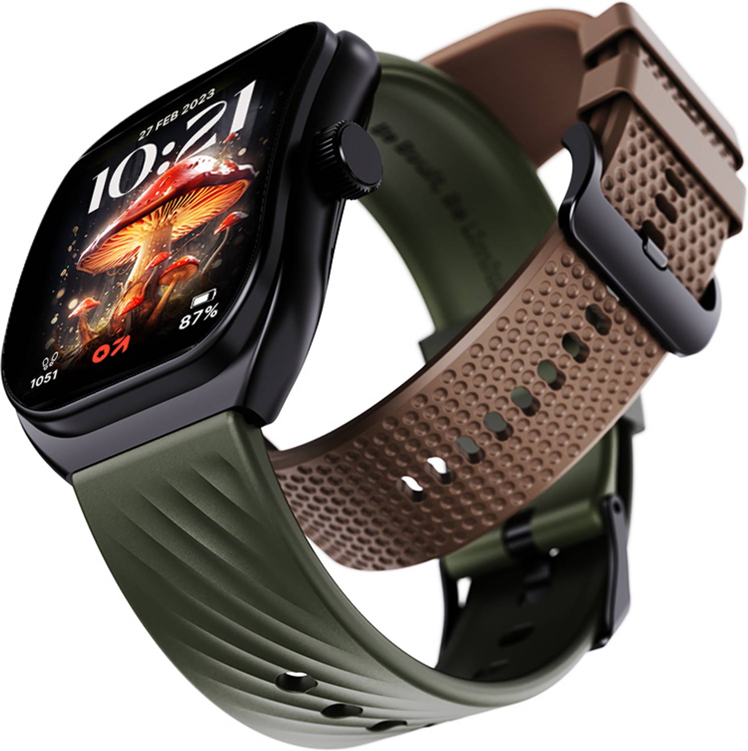 GOBOULT Trail 2.01'' 3D Curved HD Display, Working Crown, IP68 Sm
