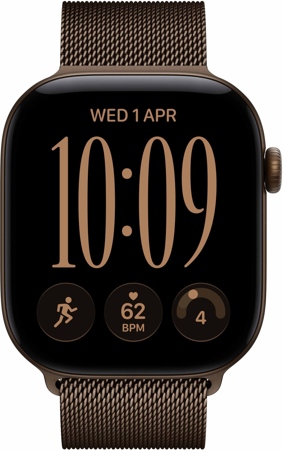 Image of Apple Watch Series 12 GPS+Cellular 46mm Aluminium Case with Milanese Loop - M /L