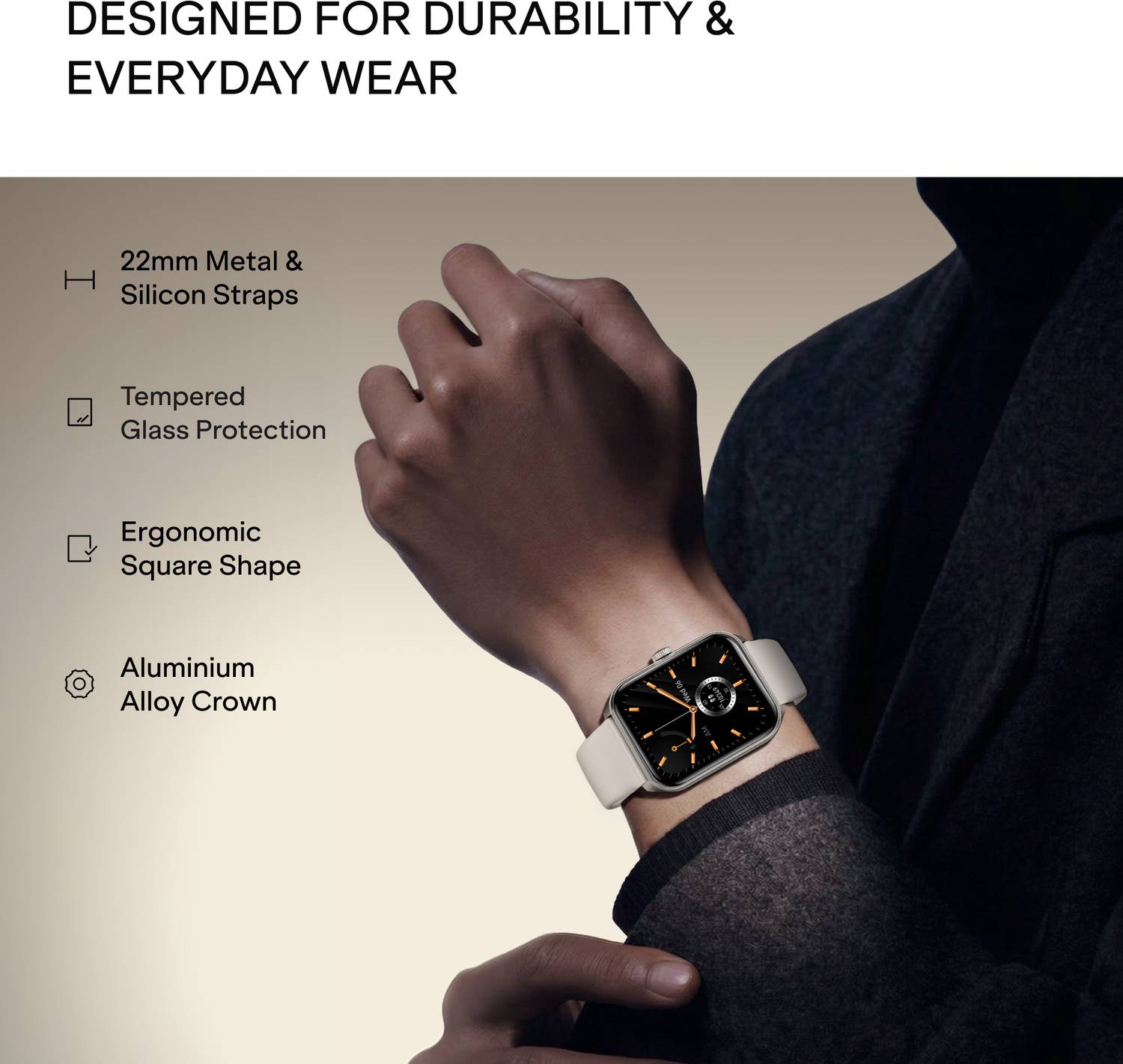 boAt Wave Fury Pro 1.83'' Smartwatch - Image 4