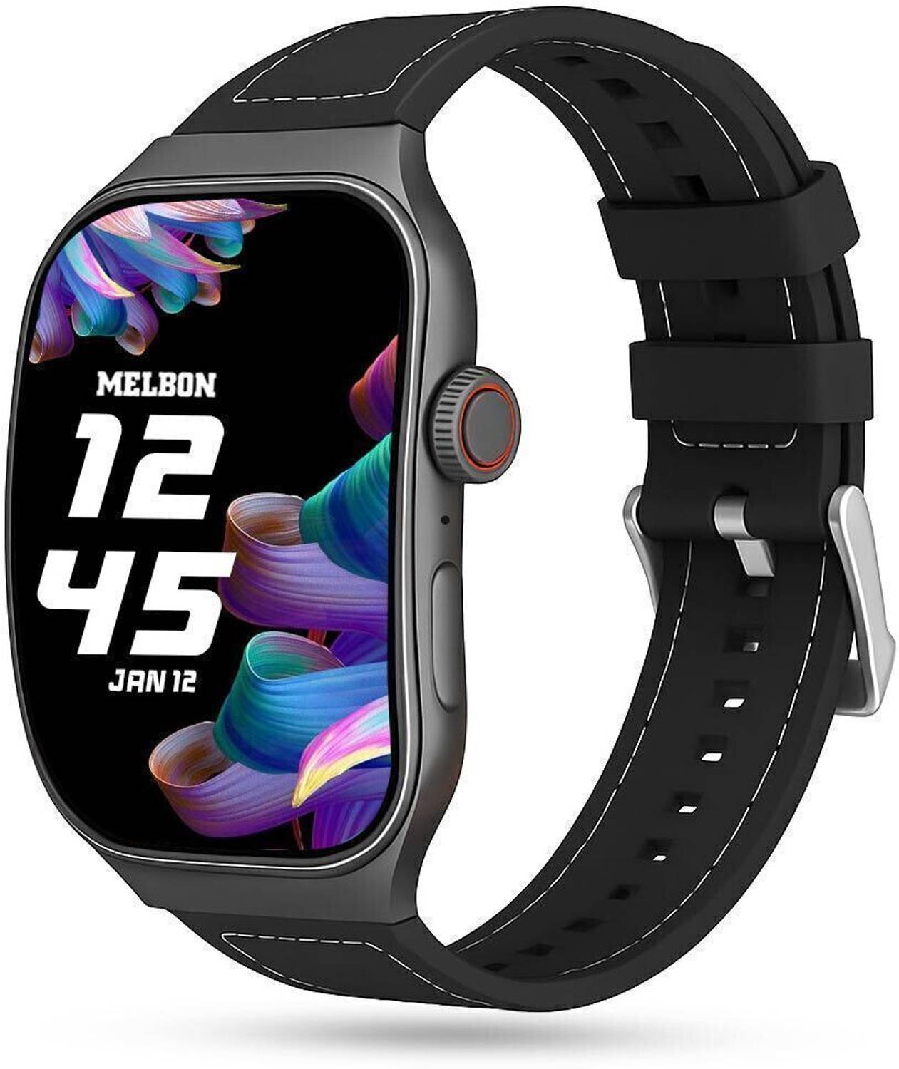 Melbon Bluetooth Calling, Premium Design Super AMOLED Curved Disp