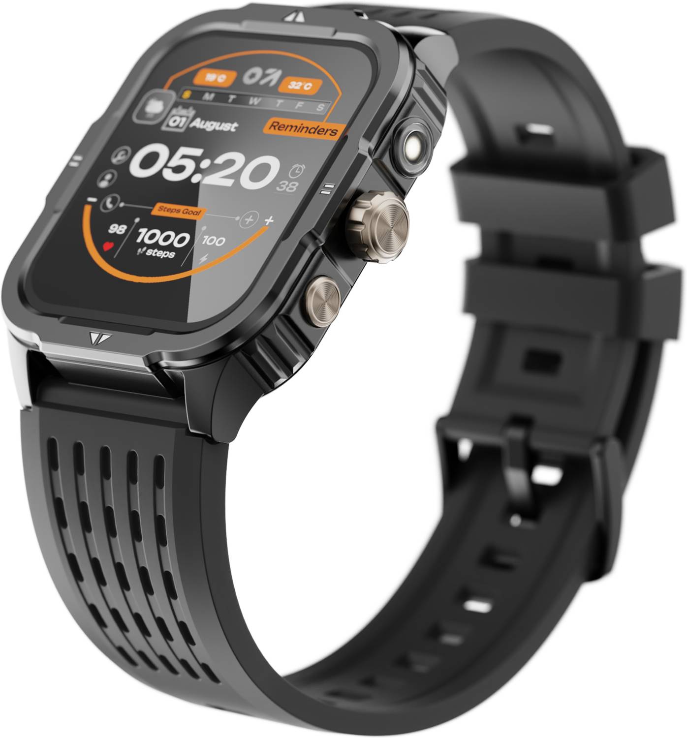 GOBOULT Tuff Rivet 1.9'' HD Smartwatch