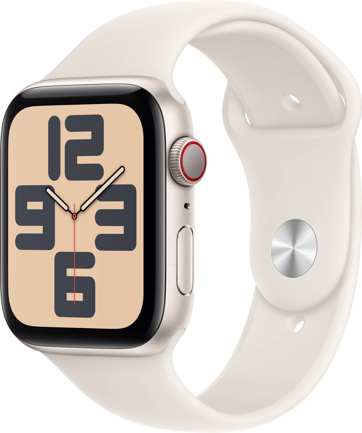 Apple Watch SE GPS + Cellular 44mm Starlight Aluminium with Starl