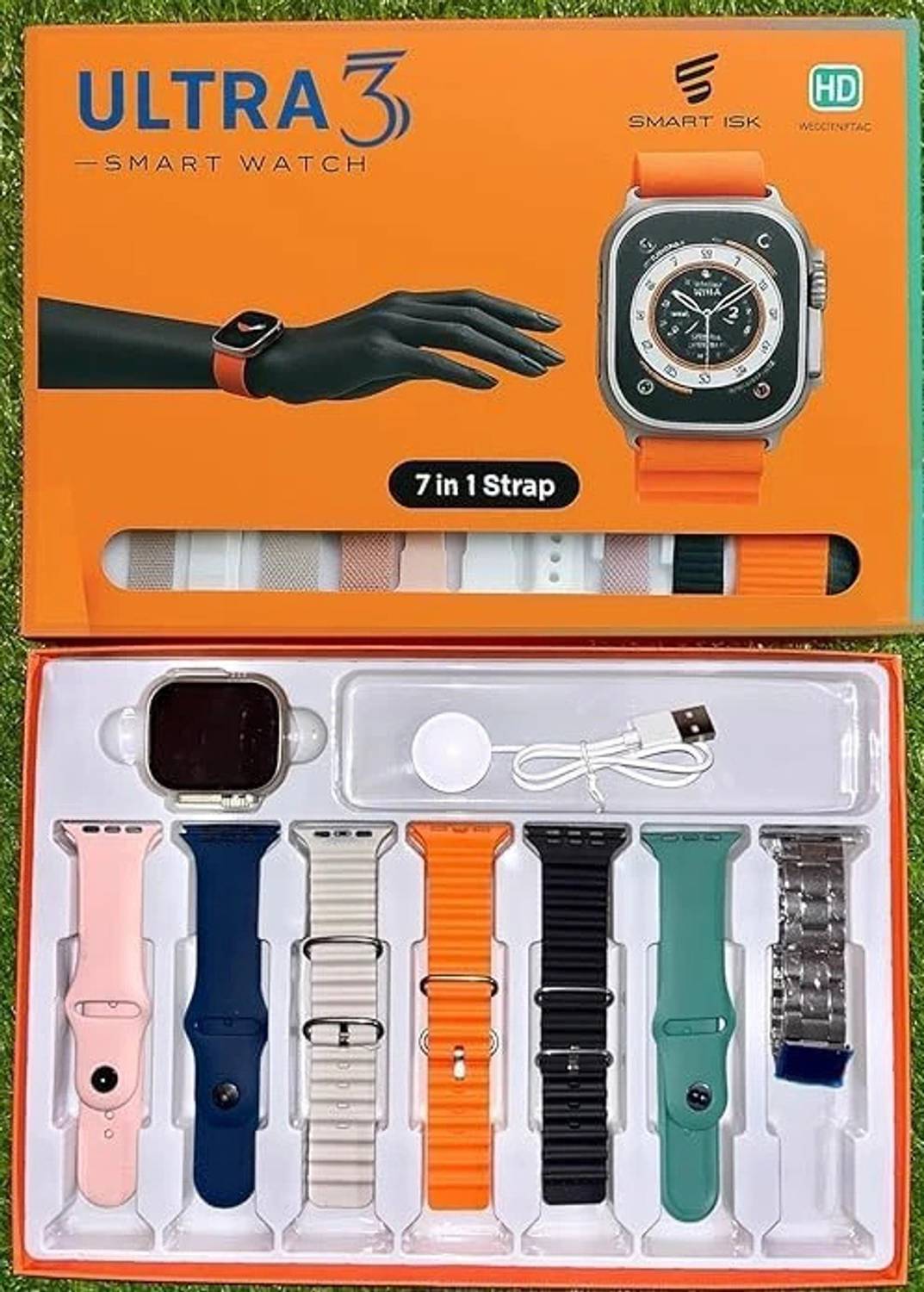TUNEBUDDY 7in1 Multi-Strap Smartwatch Gift Edition Combo Pack with 7 Designer Straps B302 Smartwatch