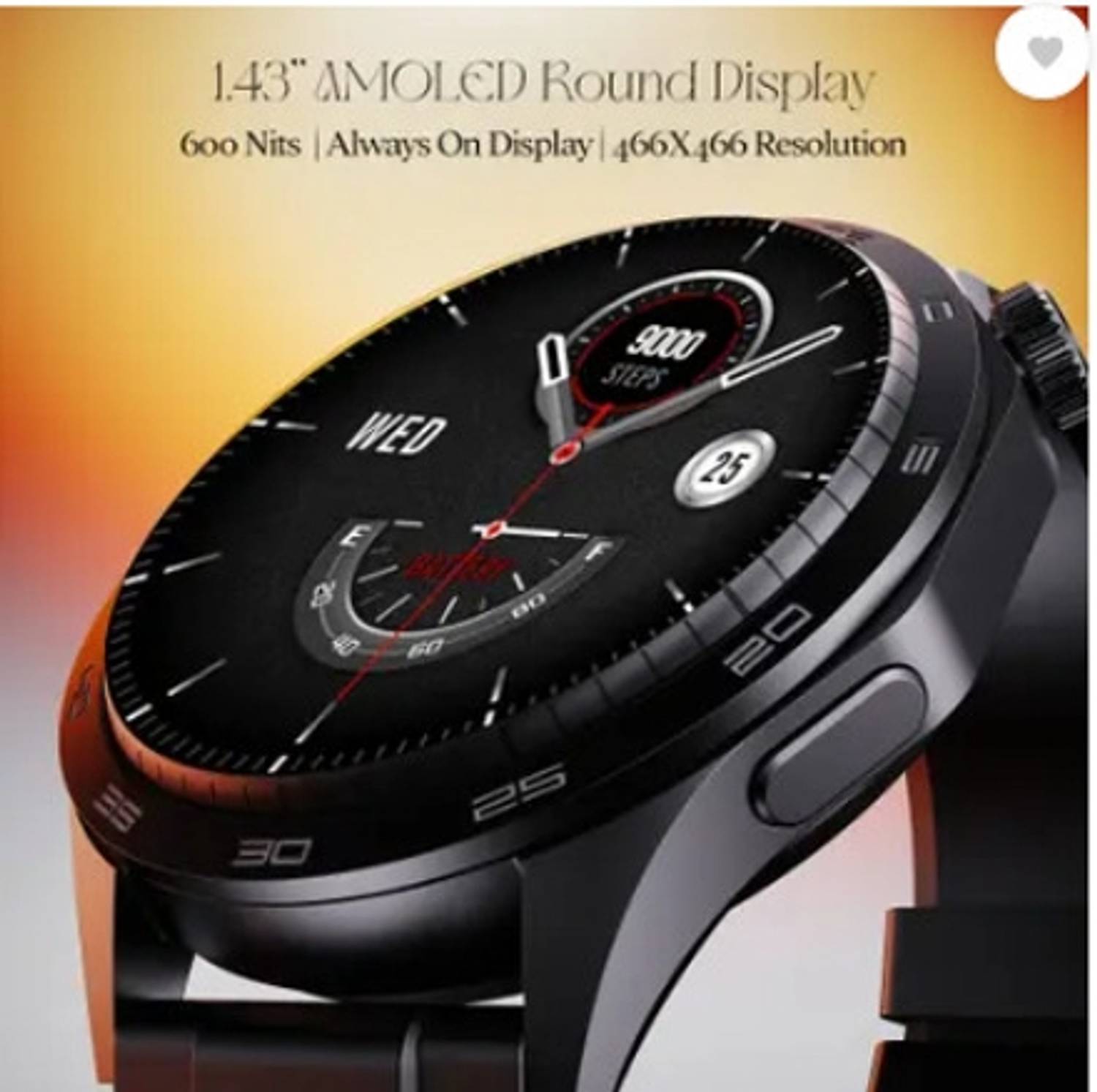 REEPUD ZT-08 AMOLED Functional Crown,Smart Watch for Unisex BT