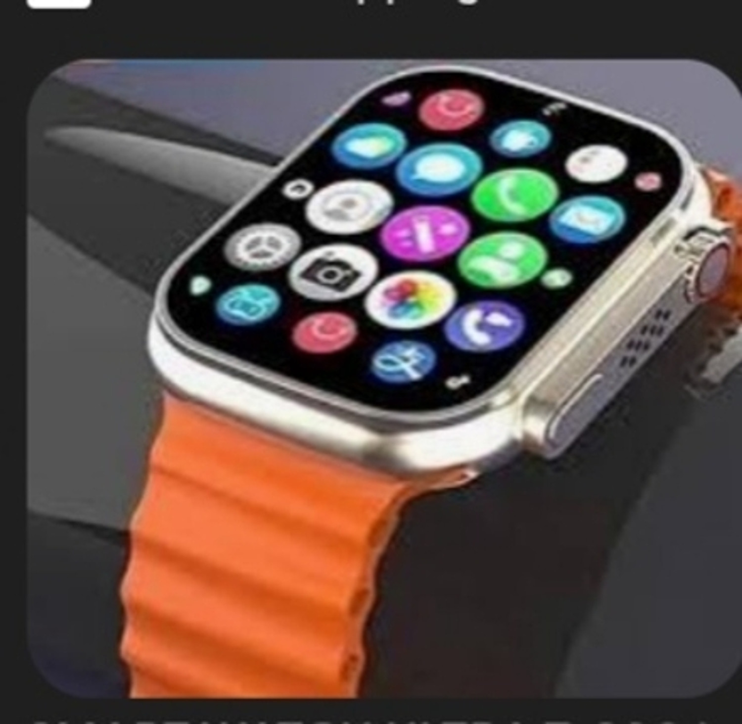 Image of Onikuma T800 BT watch 2in Big Screen Sunlight Proof Display Music Play Insta WA Notifier Smartwatch