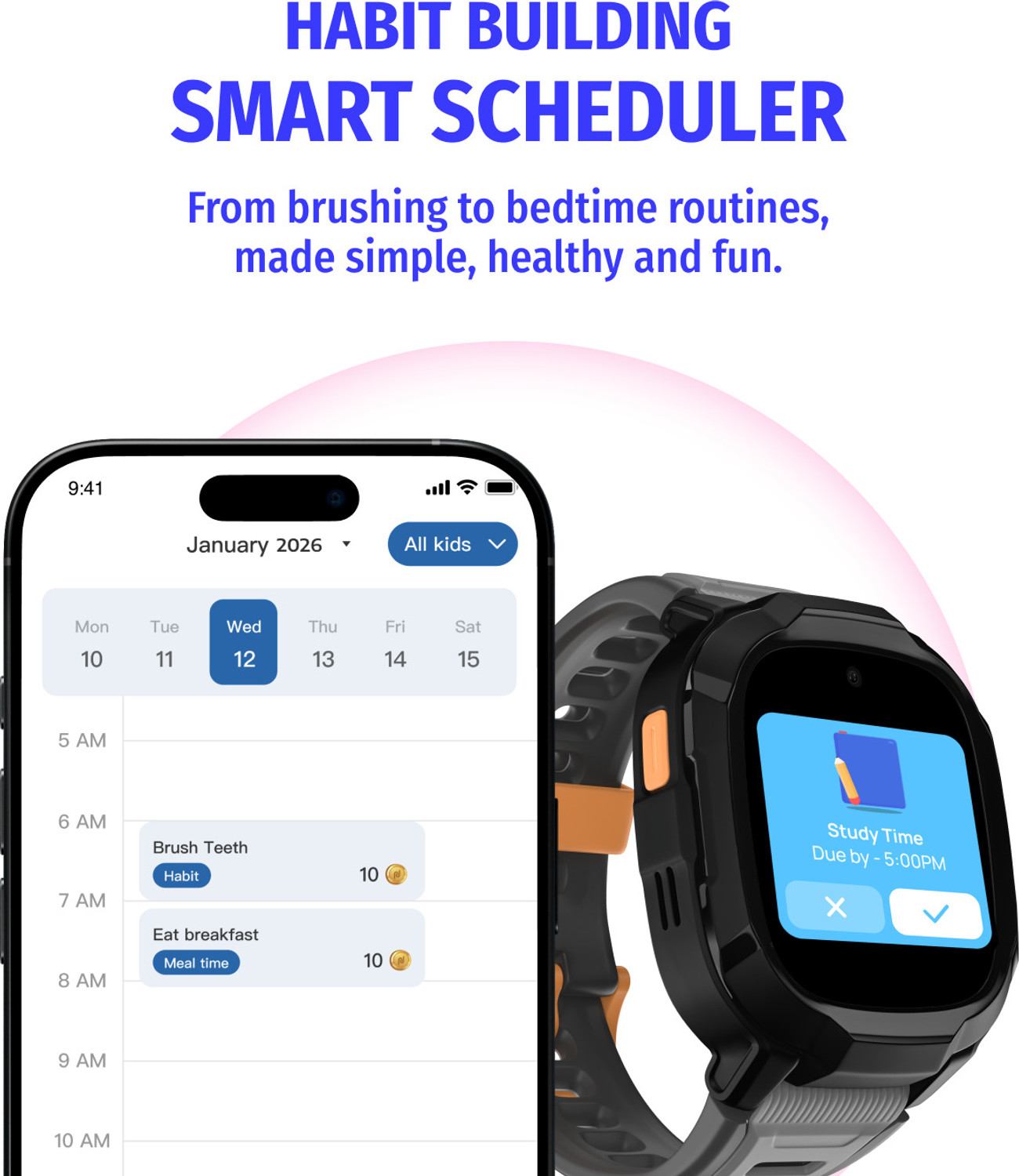 Image of Noise Explorer 2 for Kids 2-way Video & Voice Calling, Geofencing, Emergency Alerts Smartwatch