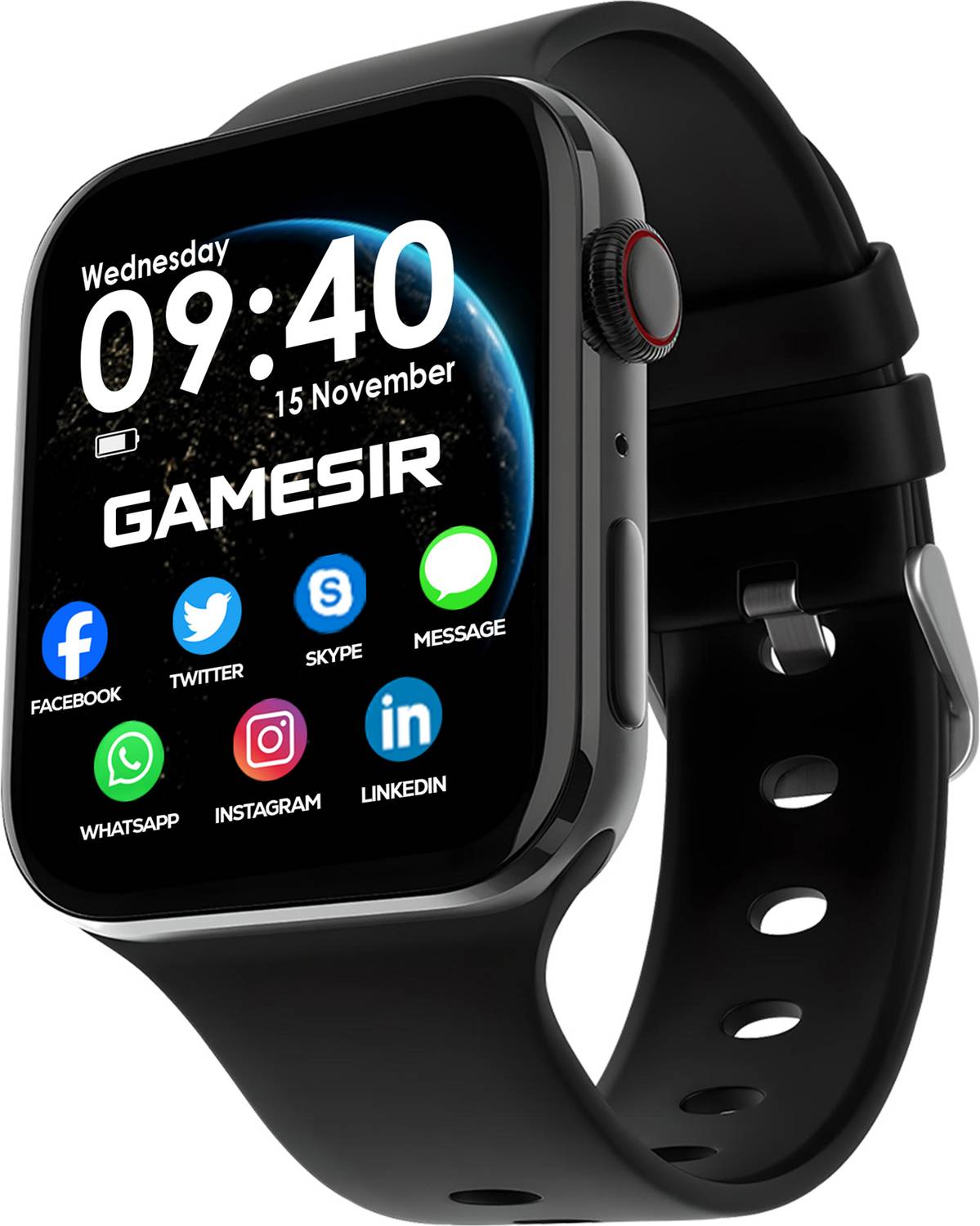 GameSir T-Storm Black-A1 Women's Smartwatch