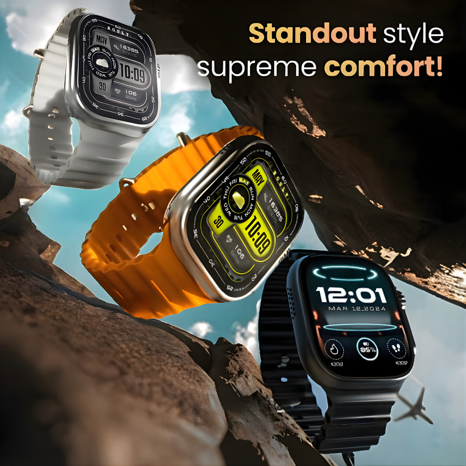 Image of TECHIO T800 Smart Watch Ultra V-Pro 267 Ultra Smart Watch Smartwatch