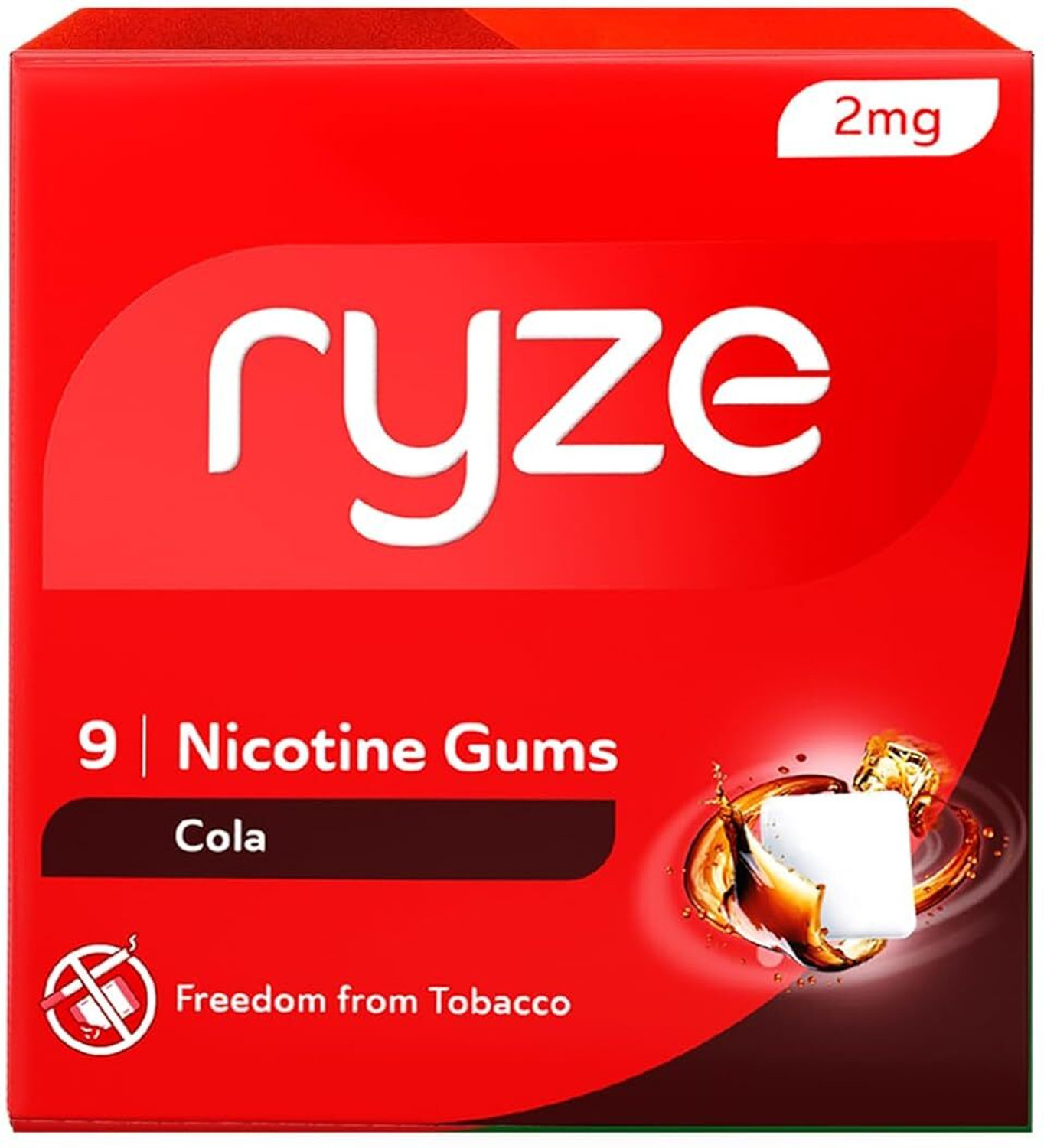 Image of Ryze Cola Flavour 2mg Nicotine gums ( 9 gums each pack) Smoking Cessations