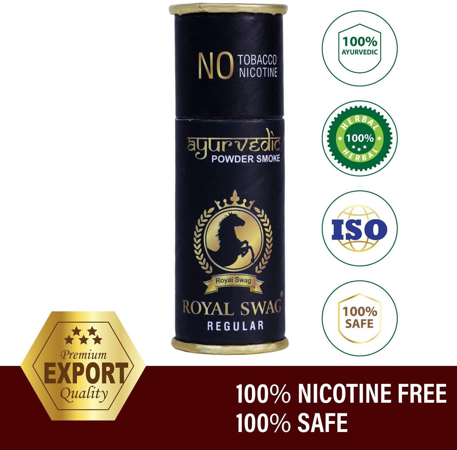 safe herbal cigarettes ROYAL SWAG Herbal Cigarettes Regular Flvavoured King Size Cigarette Tobacco  & Nicotine Free Smoking Cessations Price in India