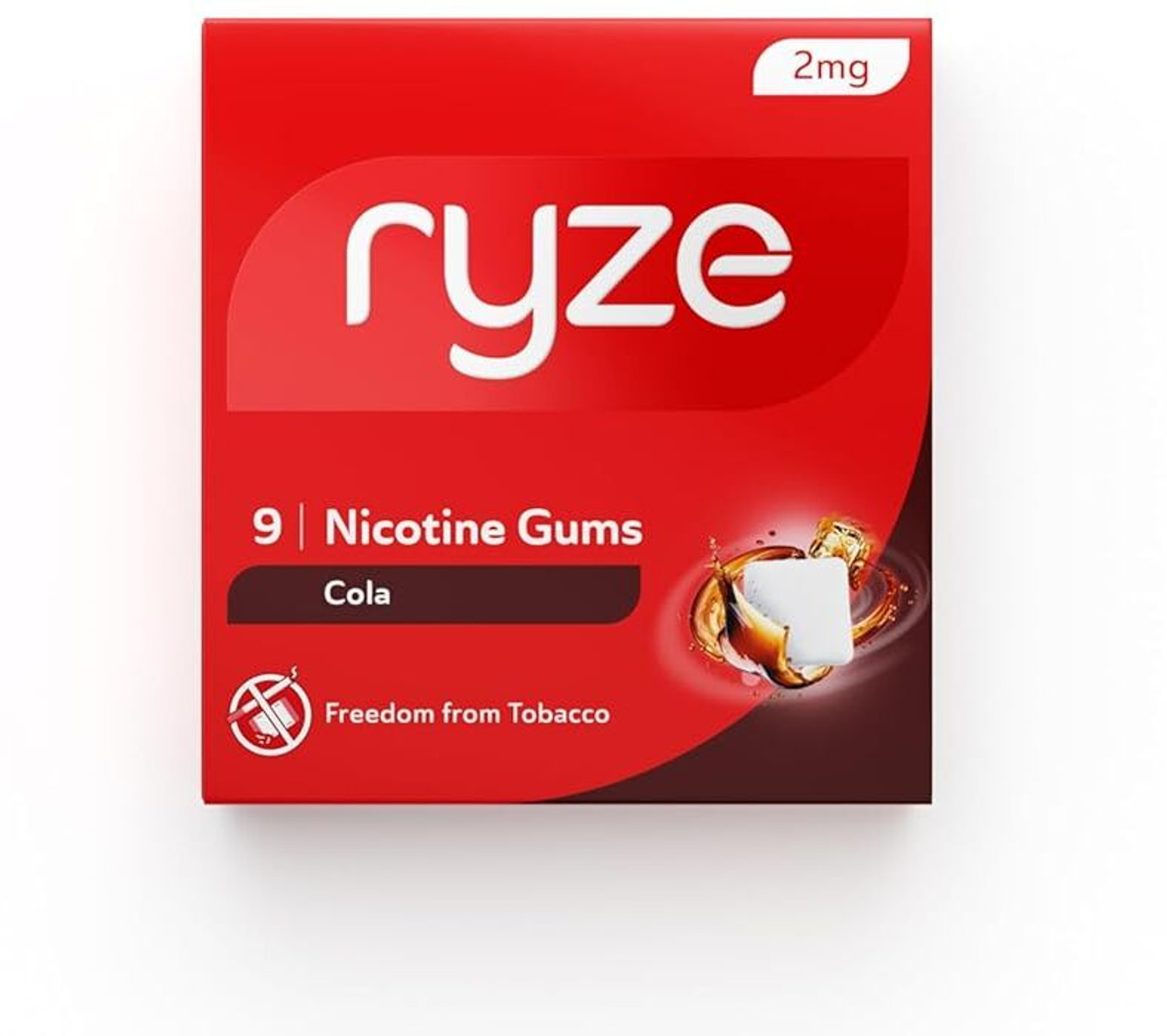 Image of Ryze Cola Flavour 2mg Nicotine gums ( 9 gums each pack) Smoking Cessations