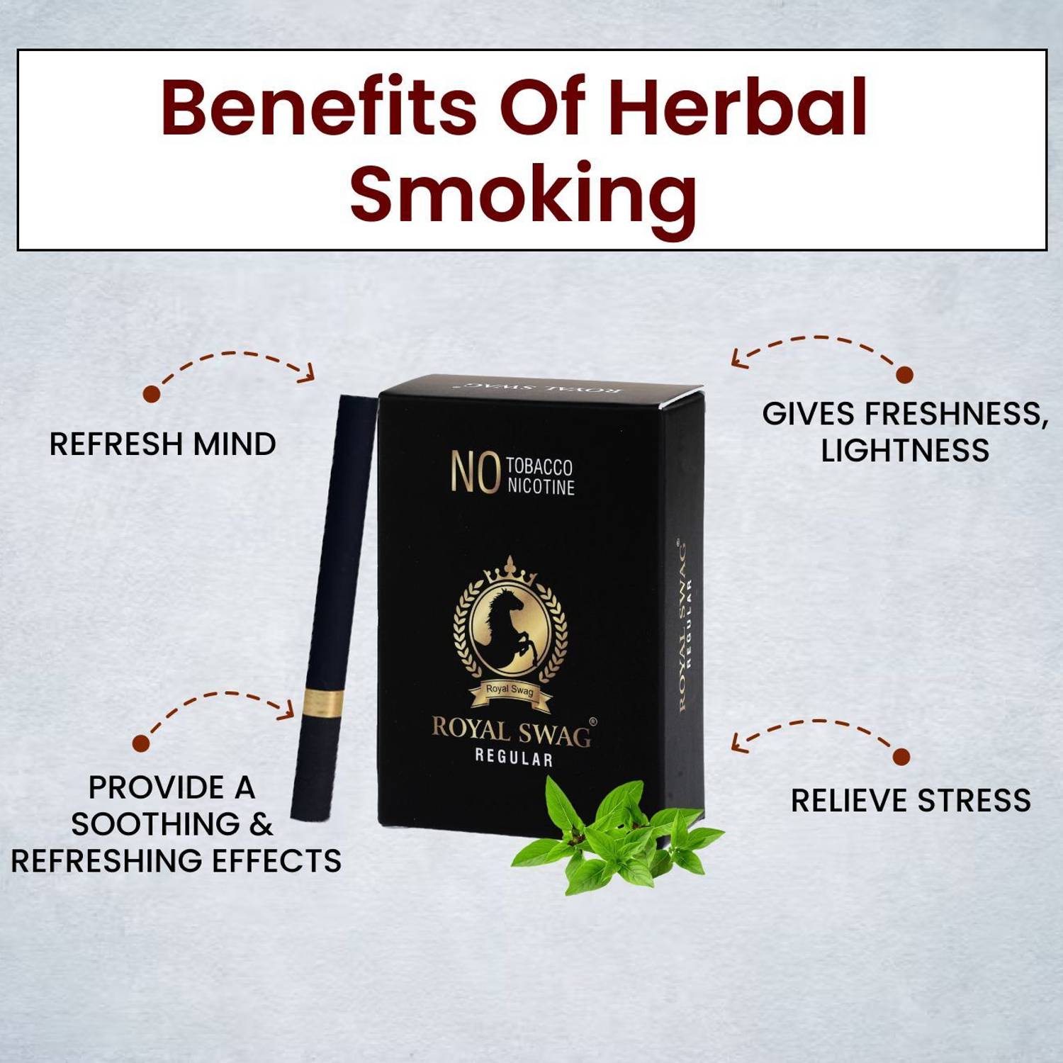 ayurvedic cigarette benefits ROYAL SWAG Ayurvedic & Herbal Cigarette, Regular Flavour 20 Sticks - Helps  in Quit Smoking Smoking Cessations Price in India