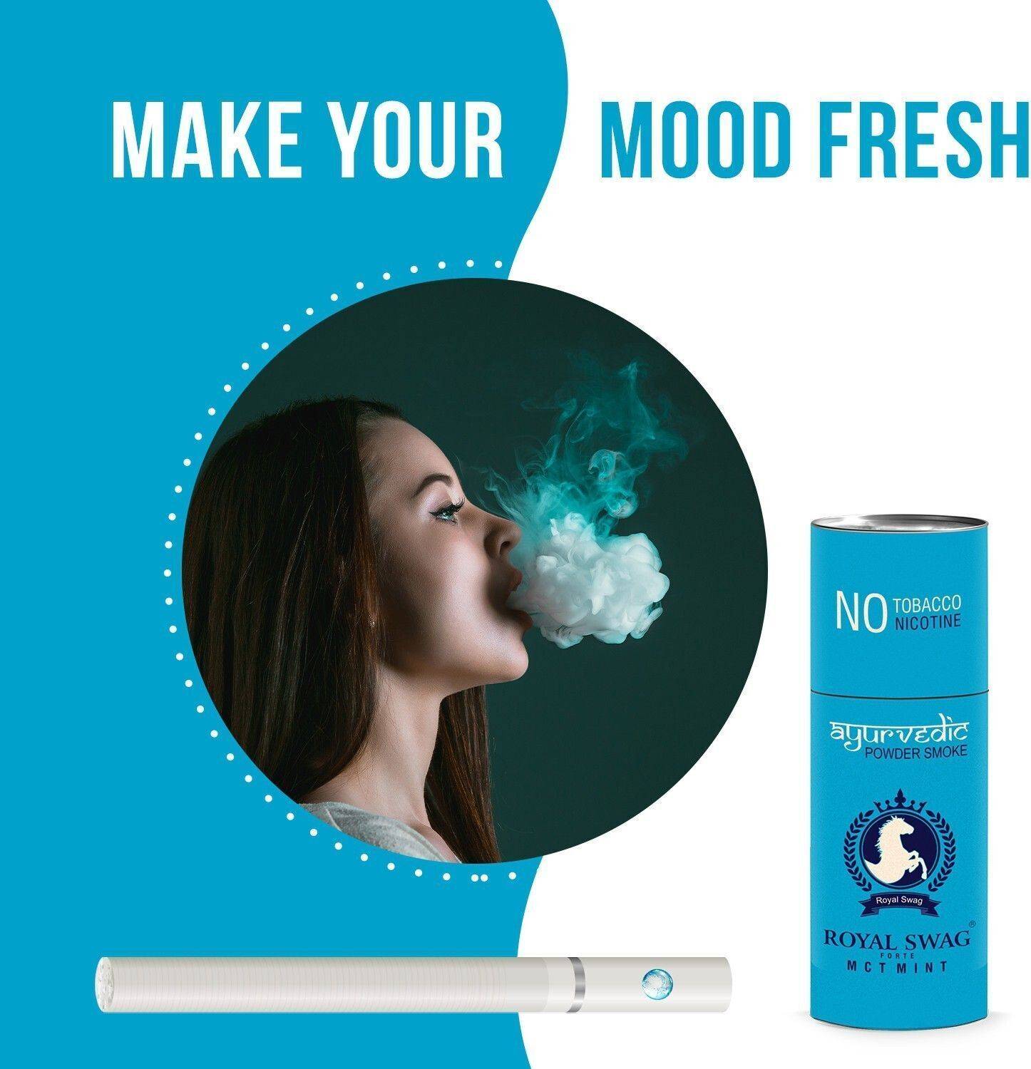 ROYAL SWAG Herbal Cigarette Tobacco & Nicotine Free Regular, Mint, Frutta  Flavour 15 Sticks Smoking Cessations Price in India