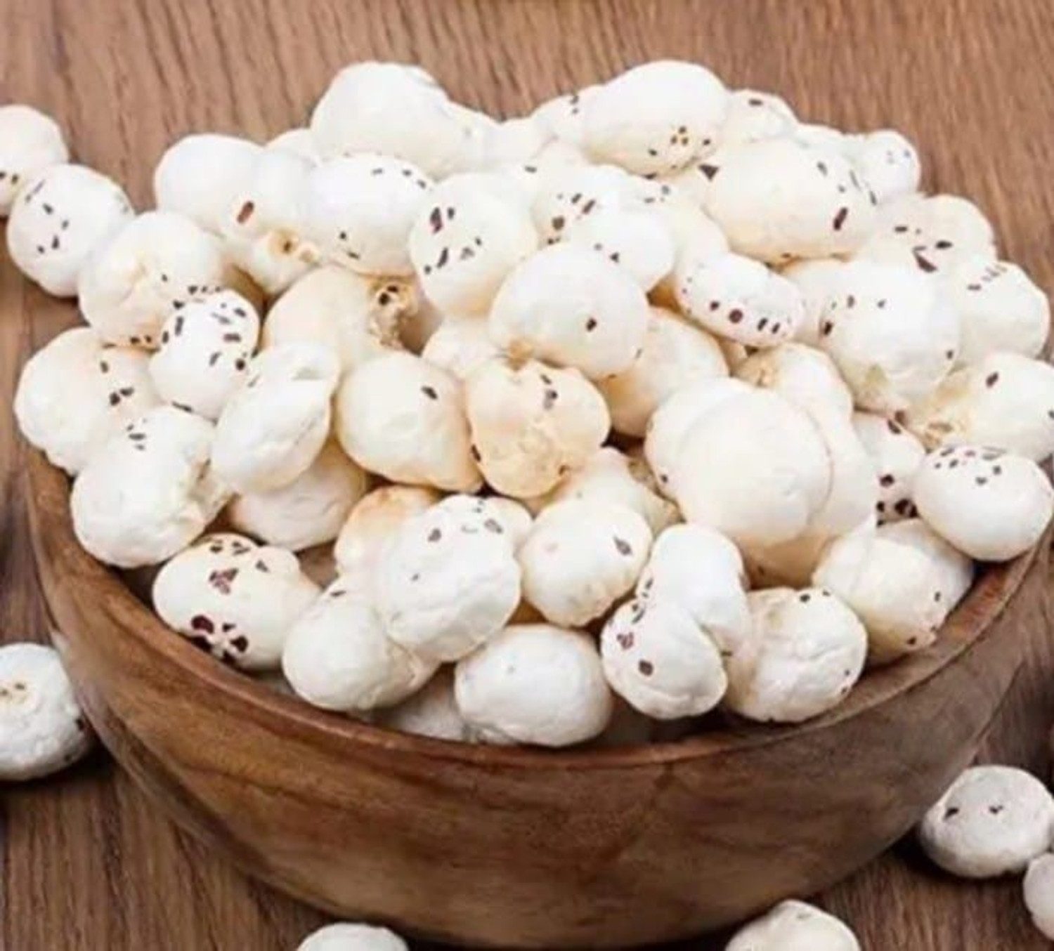 Image of anshu farm Phool Makhana Raw || Regular Lotus Seed Pop || Fox Nut