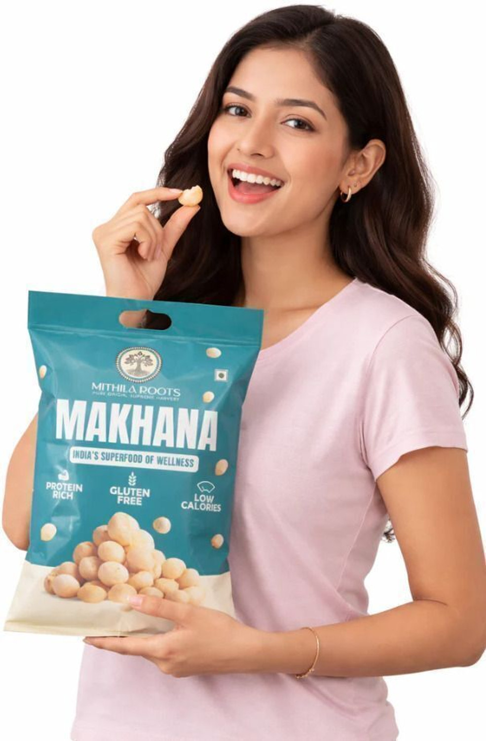 Image of MITHILA ROOTS PURE ORIGIN, SUPREME HARVEST Premium Makhana
