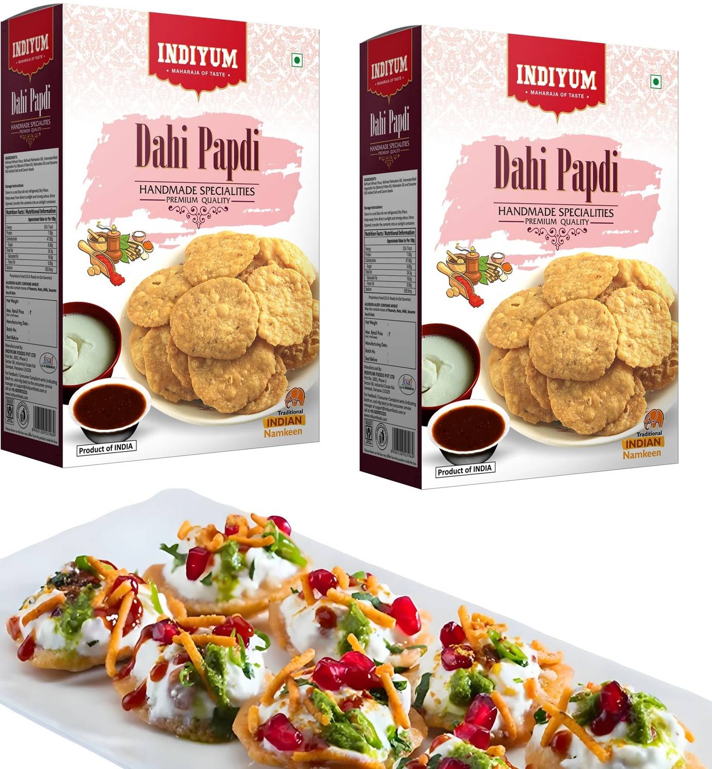 Indiyum Dahi Papdi Chaat | No Maida | Traditional Indian Snacks BQ Papadi