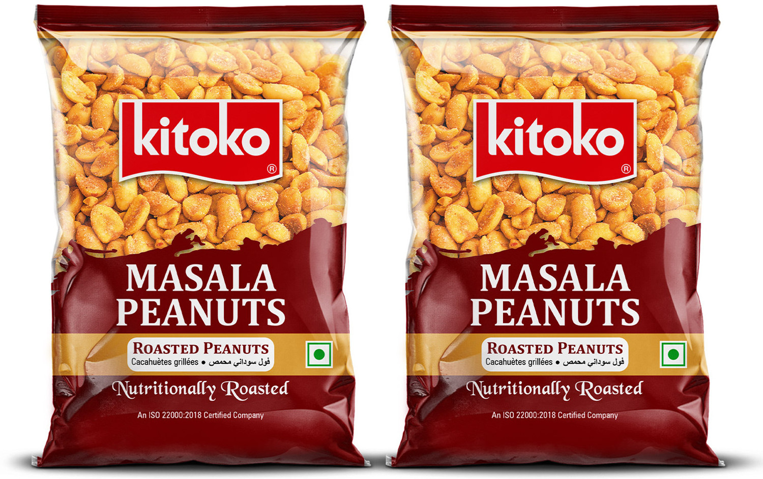 Image of Kitoko Roasted Masala Peanuts | Namkeen Masala Sing | Crunchy Moongfali Masala Singdana Masala Peanuts