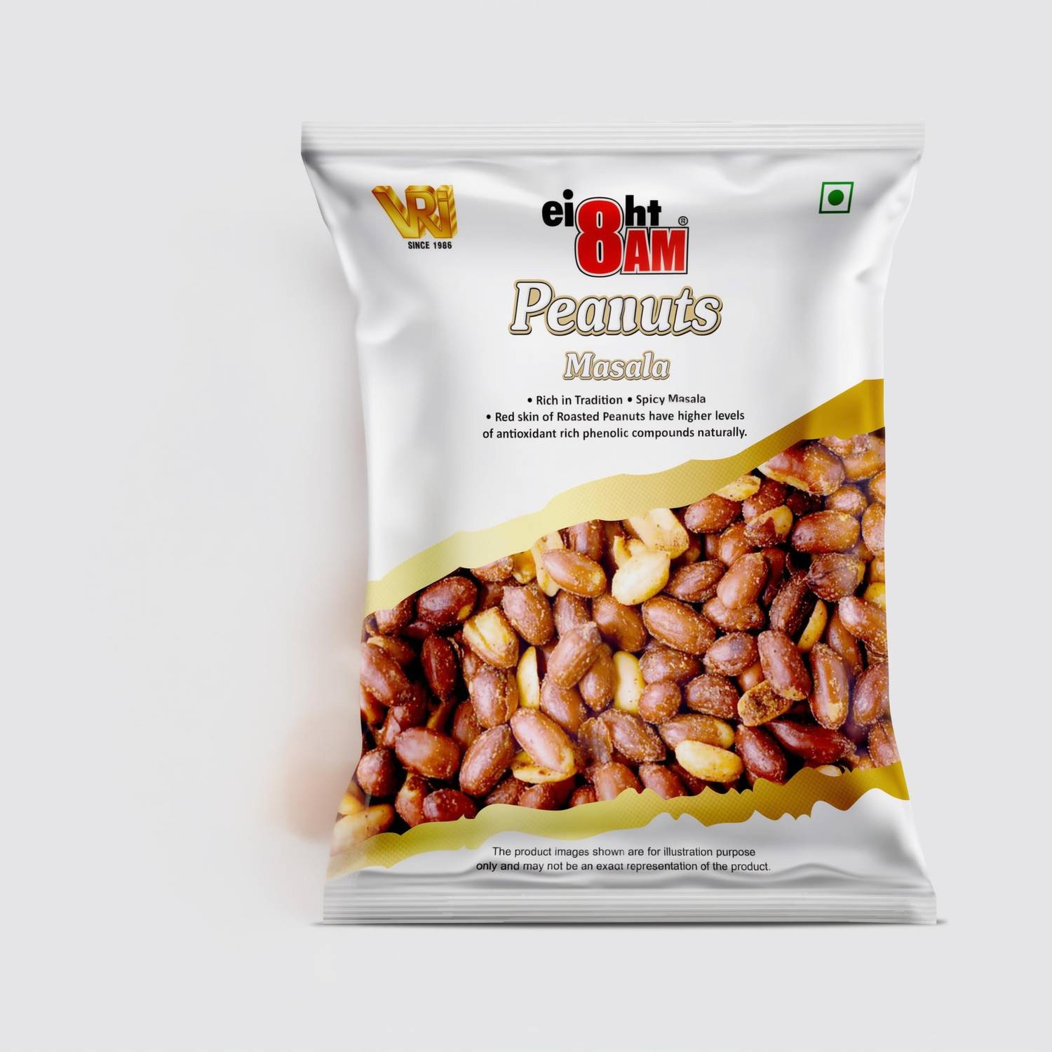 8AM Peanut Masala, Tasty and Crunchy Namkeen