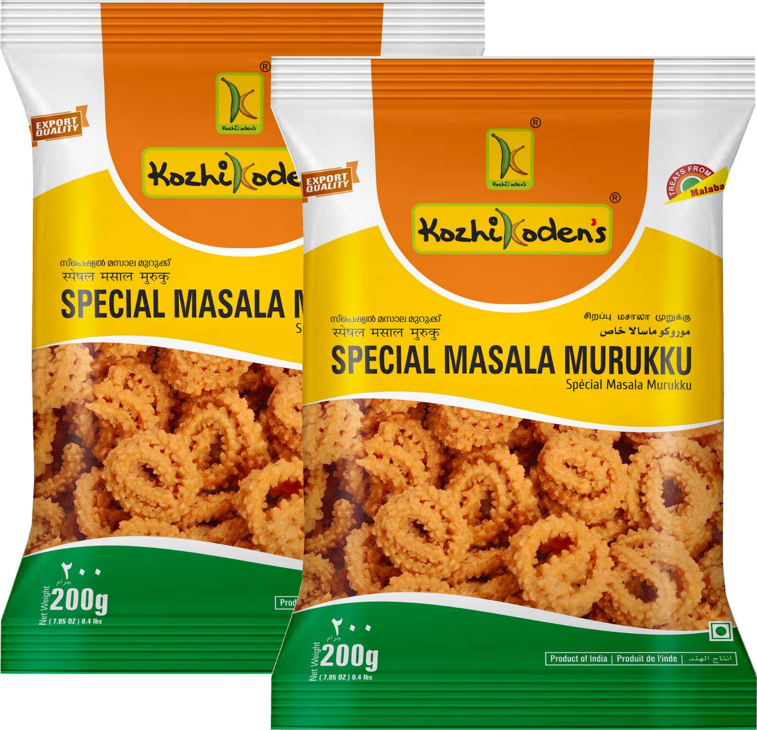 kozhikoden's Masala Murukku Made with Spicy, Crispy & Flavorful Chakli Perfect Tea Time Snack Muruku