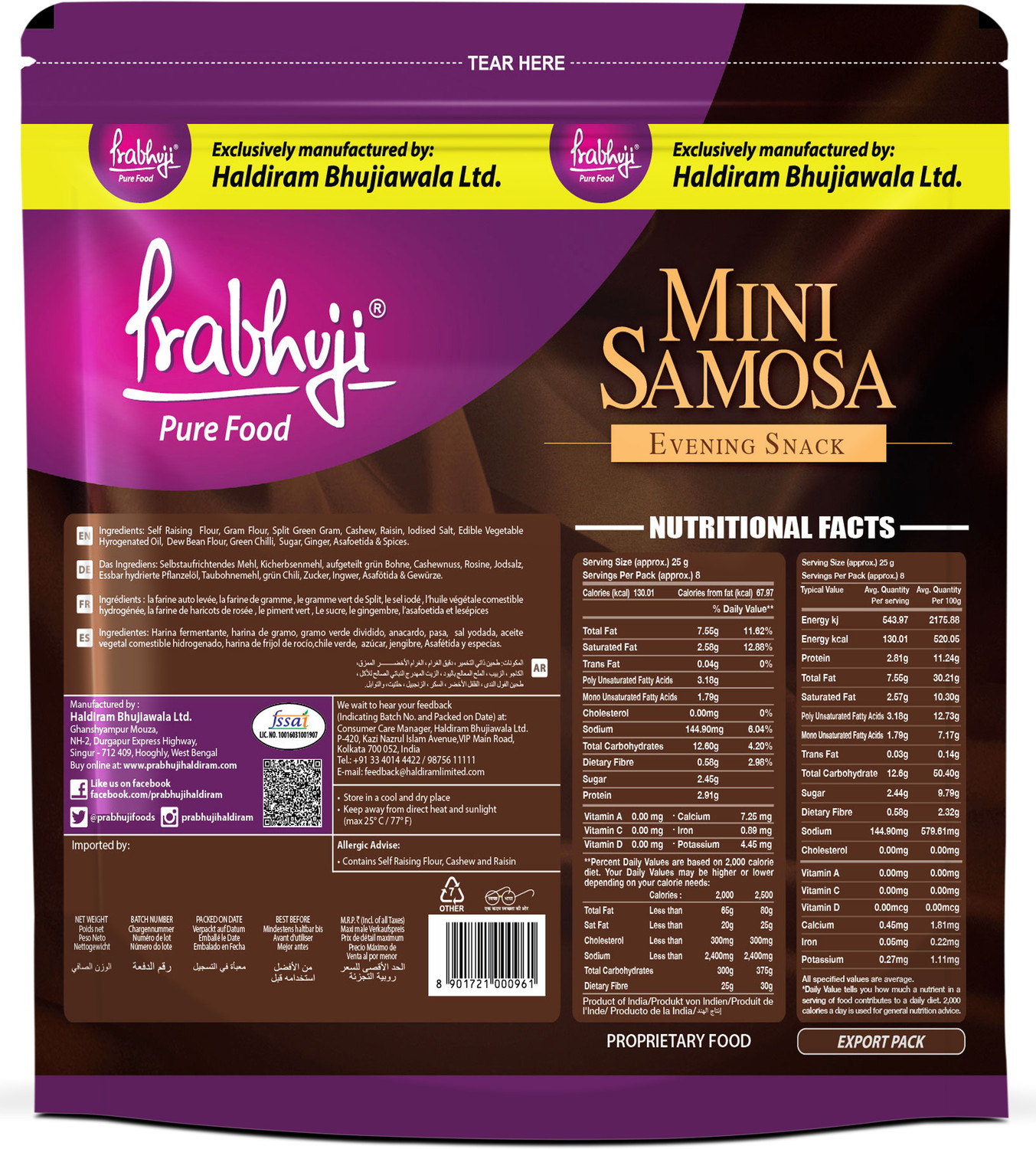 Image of Prabhuji Mini Samosa