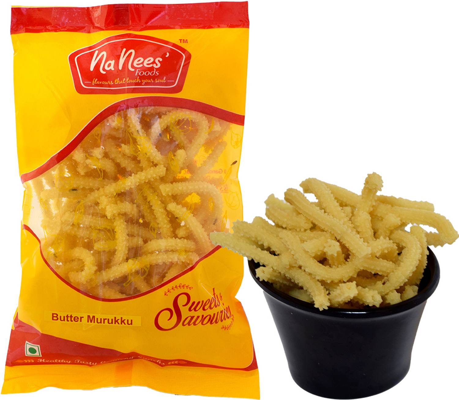 nanees' foods Butter Murukku Muruku