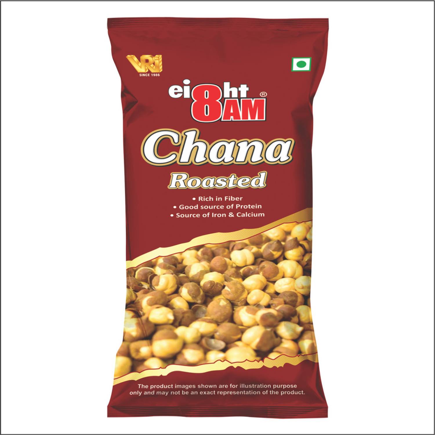 8AM Roasted Chana, Delicious and Highly Nutritious Snack Chana