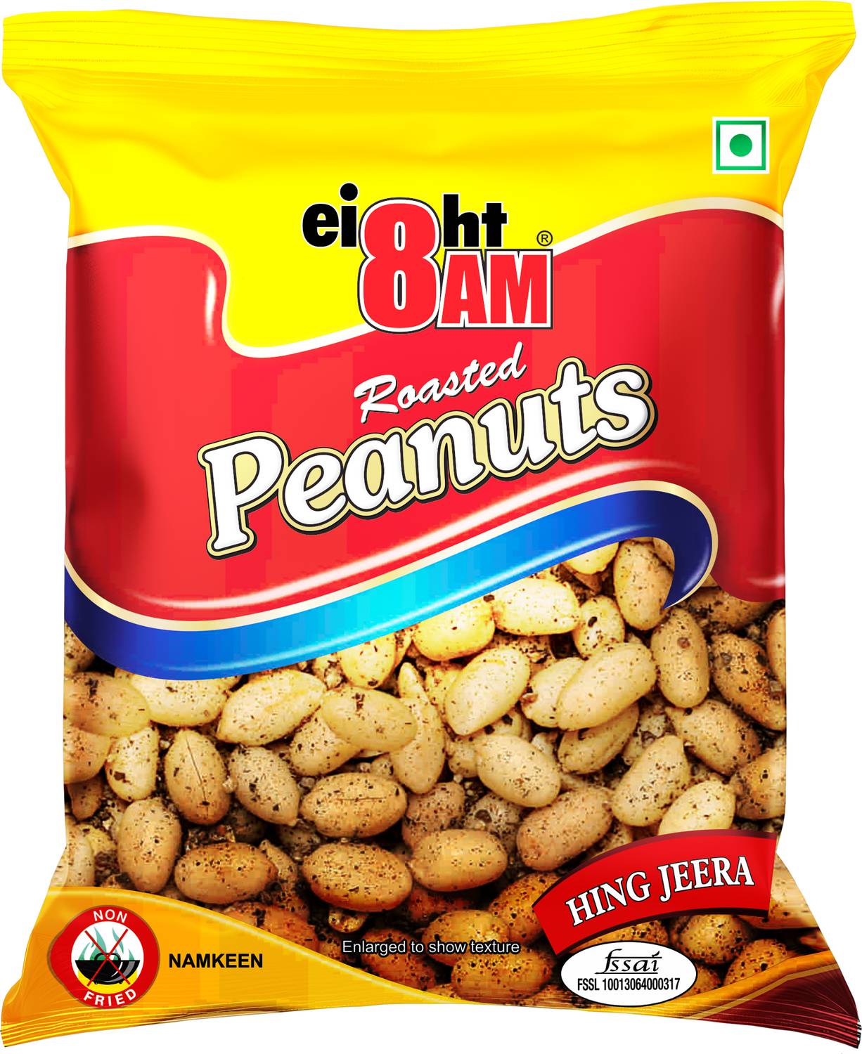 8AM Roasted Peanut Hing Jeera| Crunchy and Tasty Roasted Peanuts