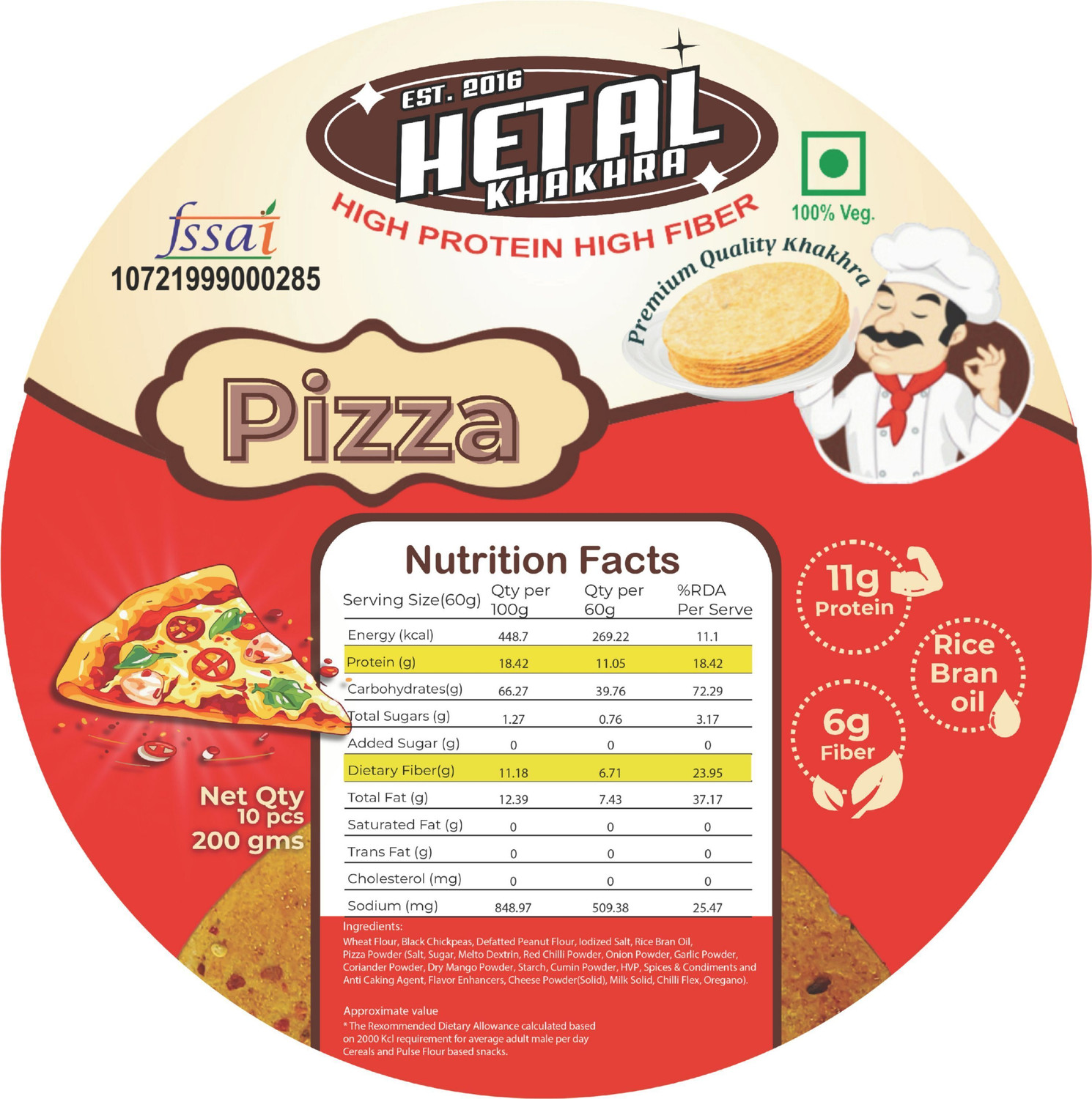 Image of Hetal Khakhra MIX FLAVOURS COMBO PACK Khakhra