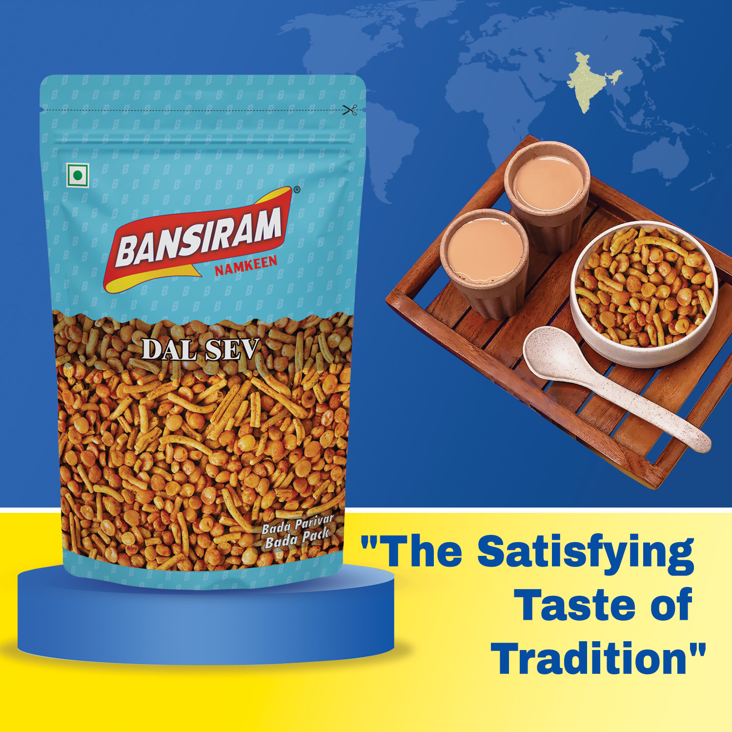 Image of Bansiram DAL SEV STANDEE PACK Namkeen