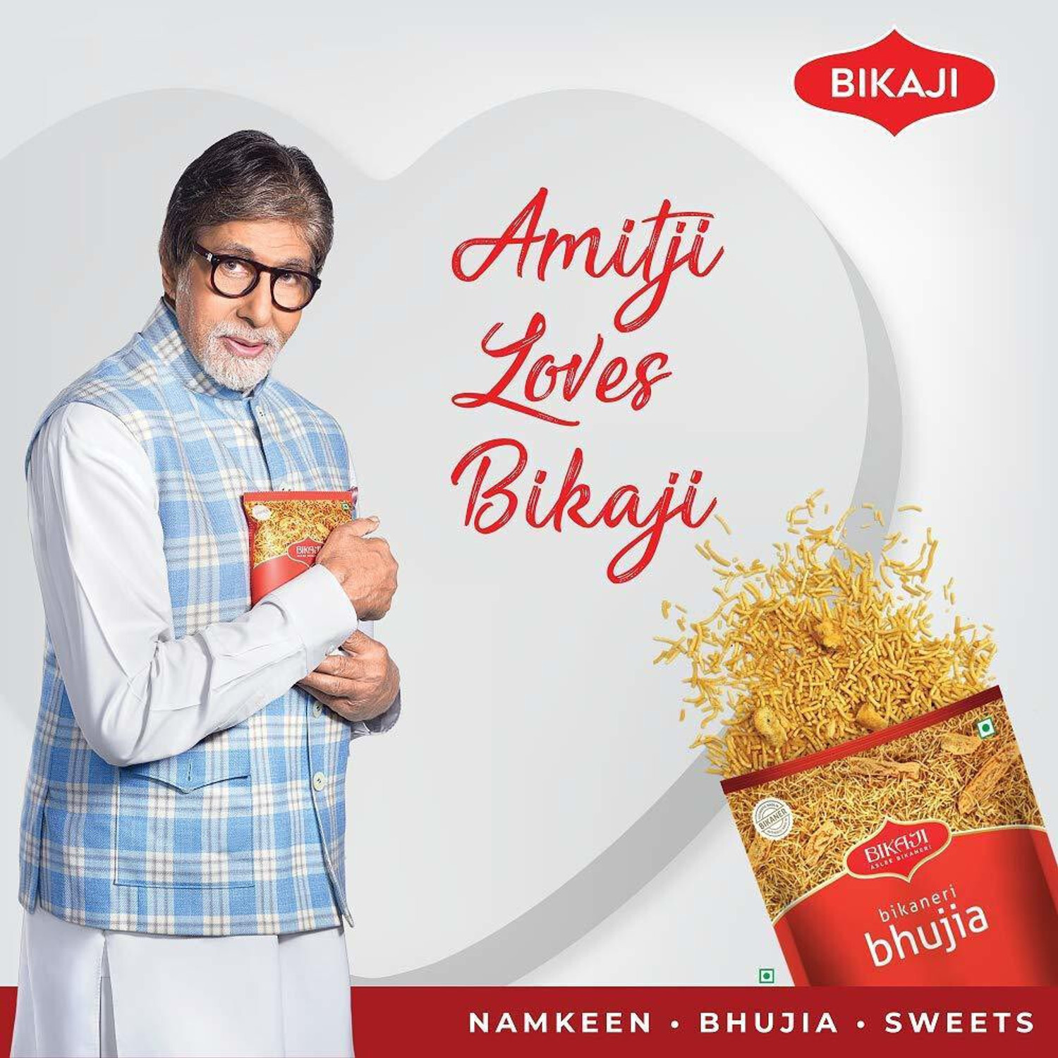 Image of Bikaji Asli Bikaneri Bhujia, 1Kg Bhujia Sev