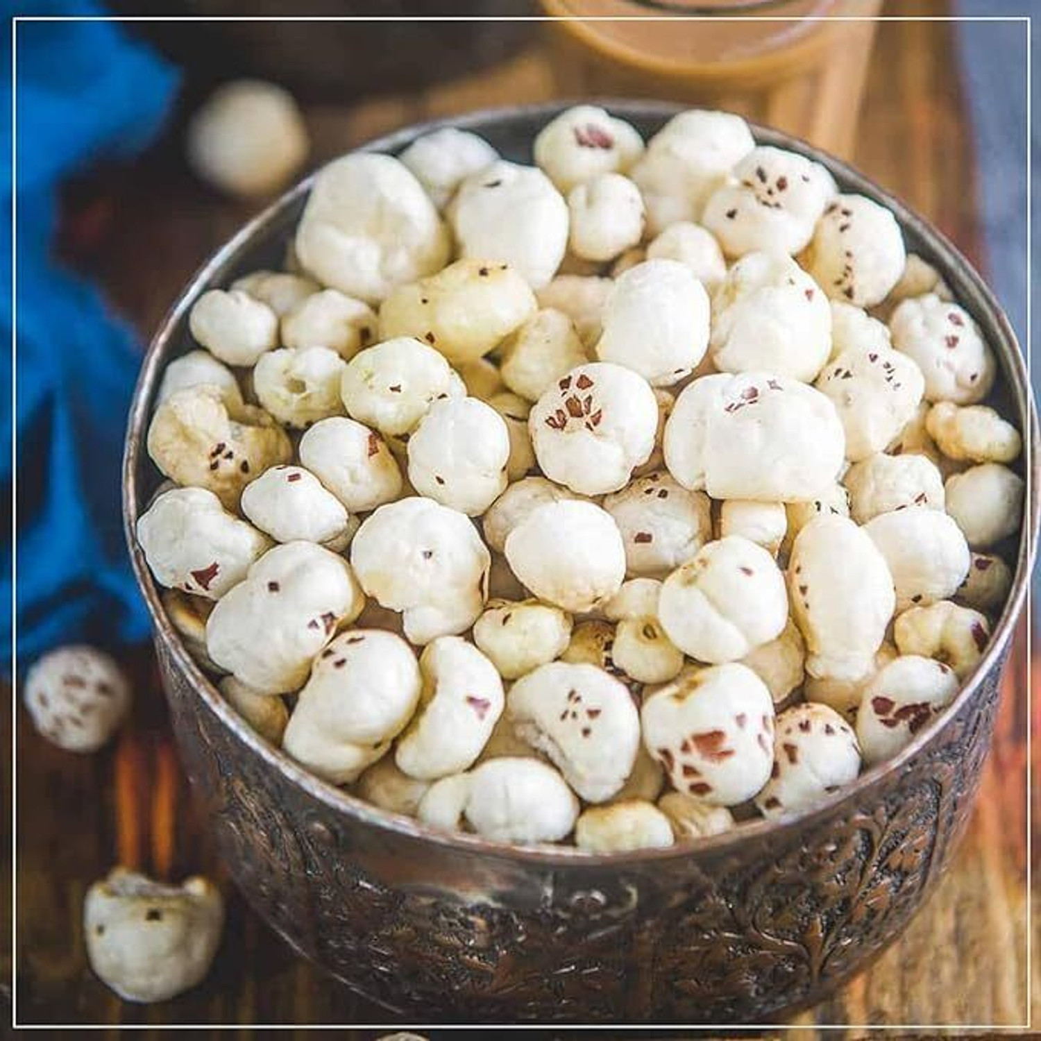 Image of anshu farm Phool Makhana Raw || Regular Lotus Seed Pop || Fox Nut