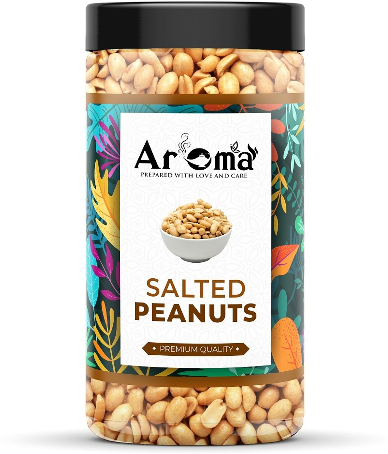 Image of Aroma Premium Roasted Peanuts (Groundnuts) - Crunchy, Fresh & Nutritious | Salted Peanuts