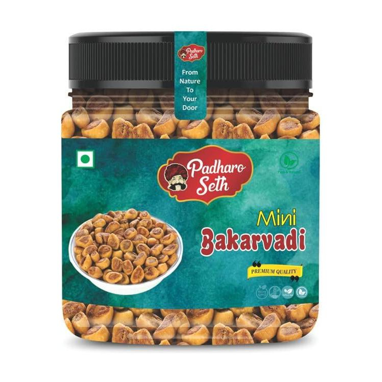 Image of Padharo Seth Baked Bhakarwadi Crispy Gujarati Snack | Healthy Baked Namkeen Bhakarwadi