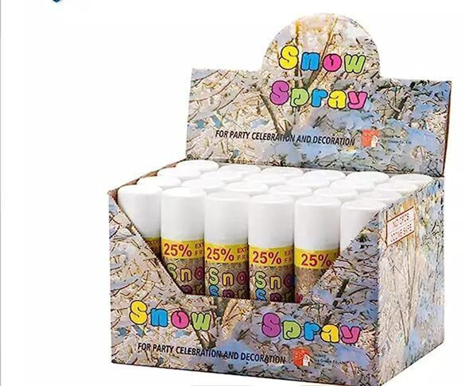 Image of spidey Pack of 24 Magical Snow Spray For Birthday Party Decoration Celebration Snow Spray
