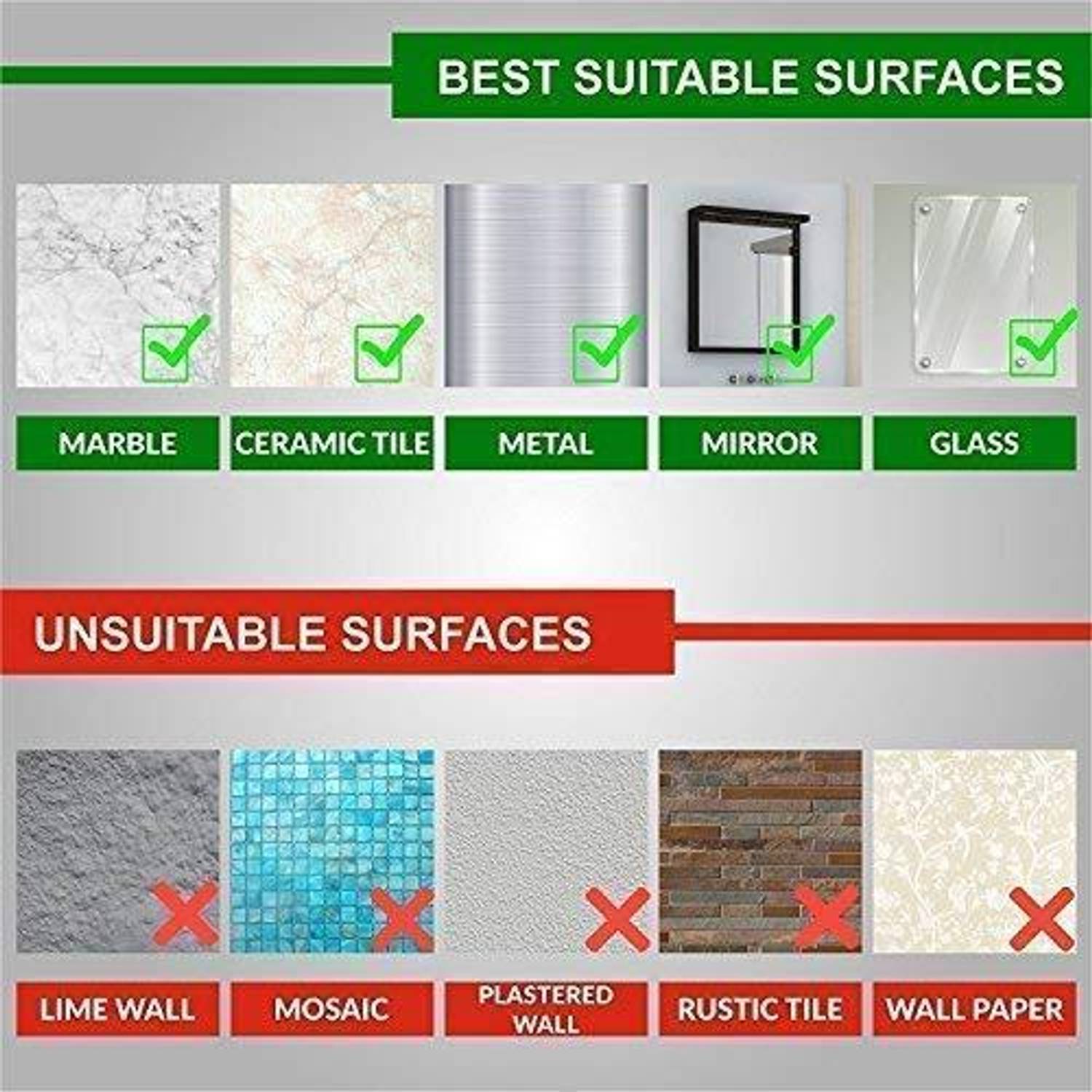 HATMEET 2 Soap Dish + 2 Corner Plastic Wall Shelf, White - Image 5