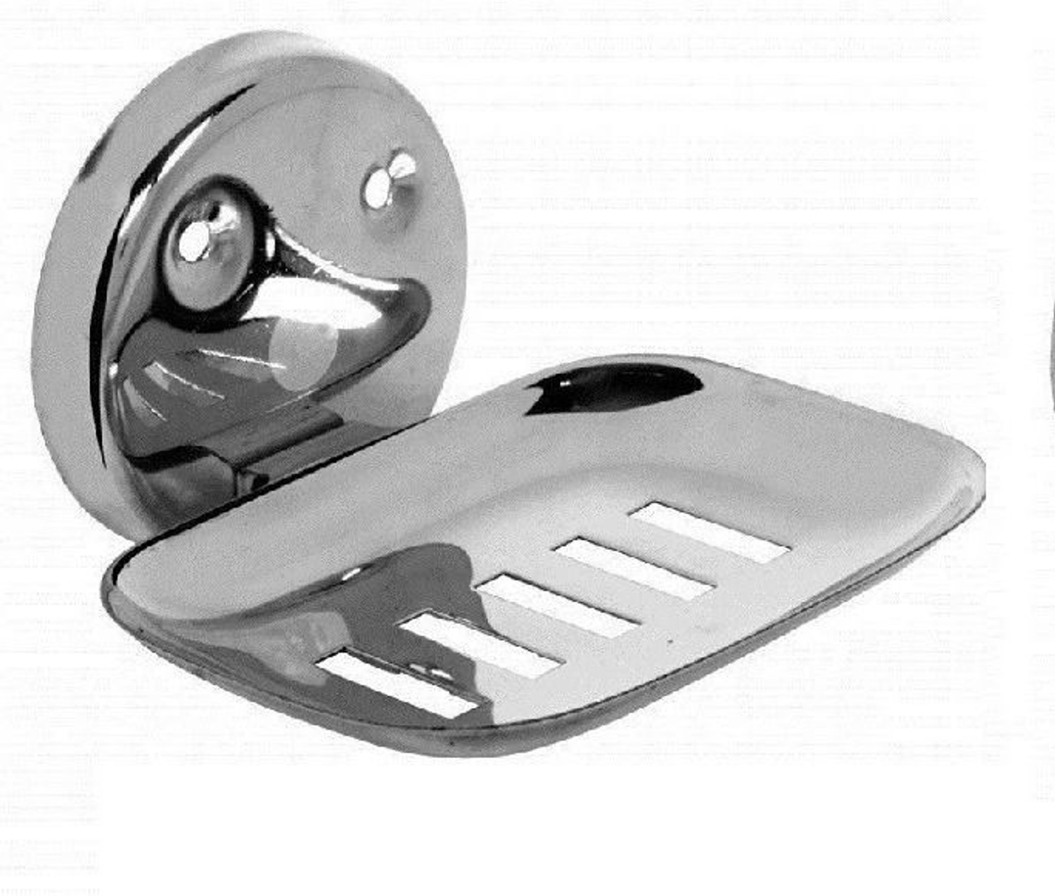 Image of LABATHWAYS Premium Stainless Steel Dish Holder Soap Stand (Pack of 4) (Silver)