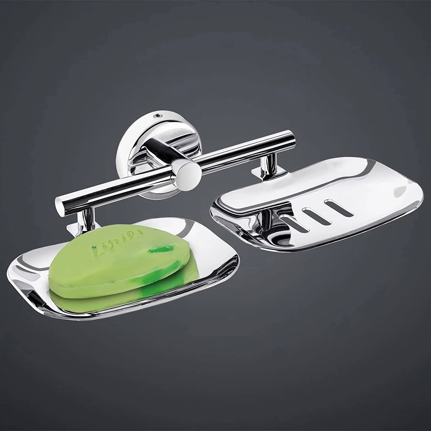 ANTIK High Grade 304 SS Double Soap Dish / Soap Stand / Soap case/Soap Holder/Sabudani