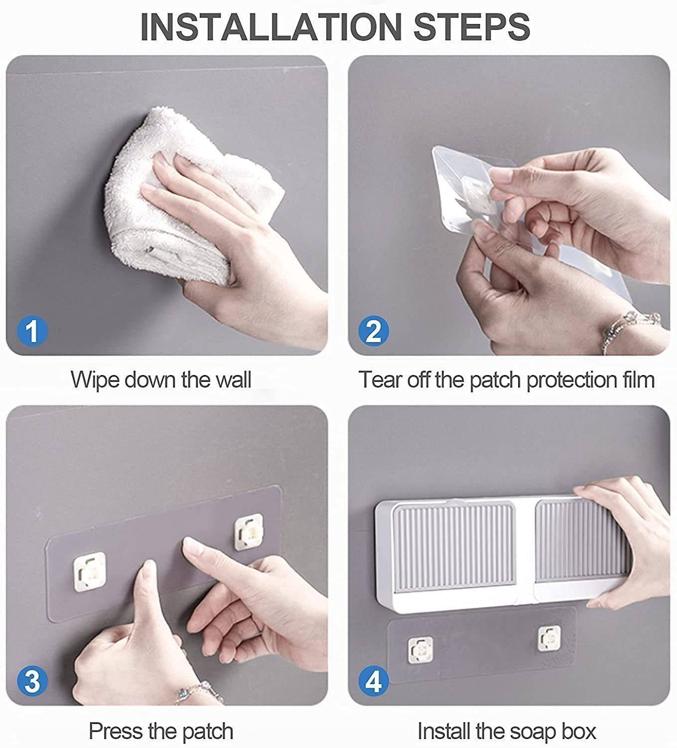 Infinex Double Bar Soap Dish with Drainage Box, 1 Piece 1 Pieces - Image 3