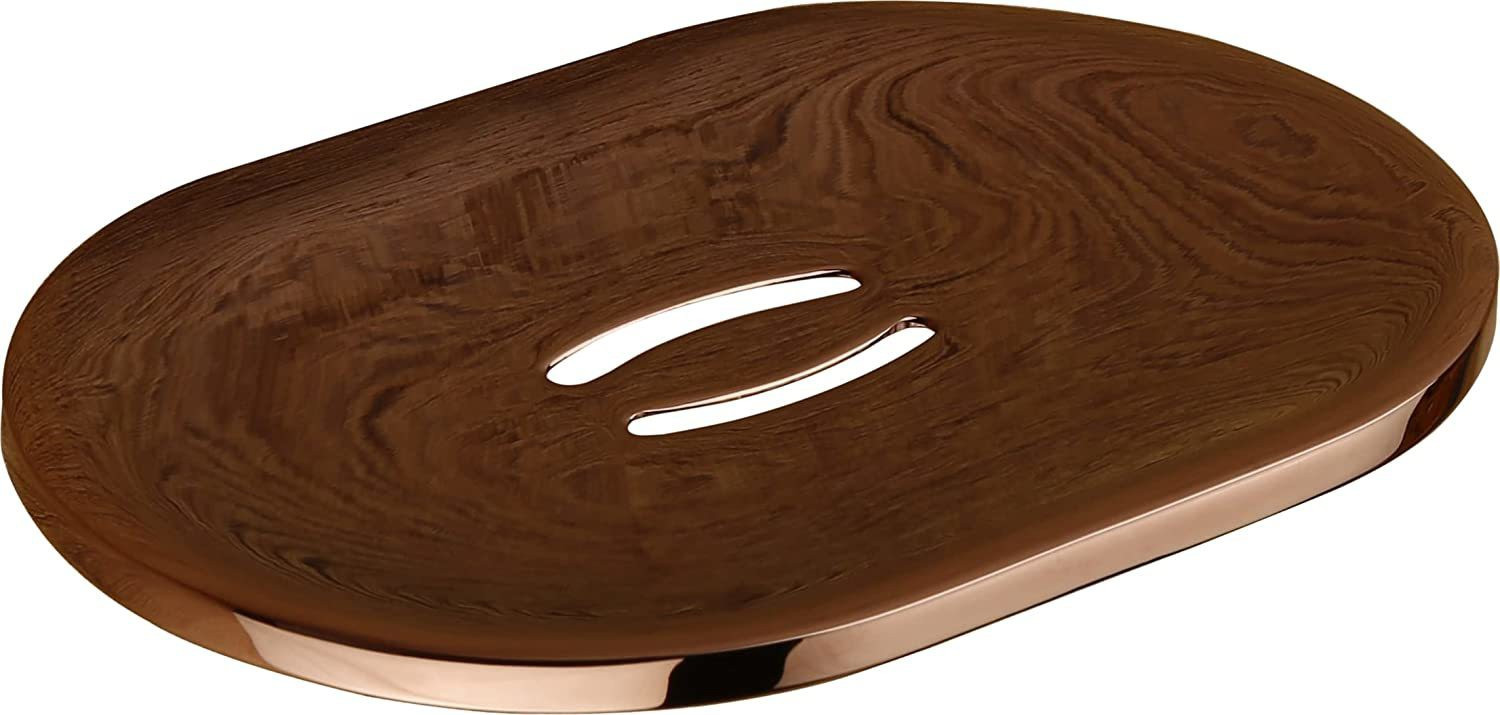 Image of Plantex Fully Brass Smero Soap Dish /Stand for Bathroom & Kitchen /Bathroom Accessories