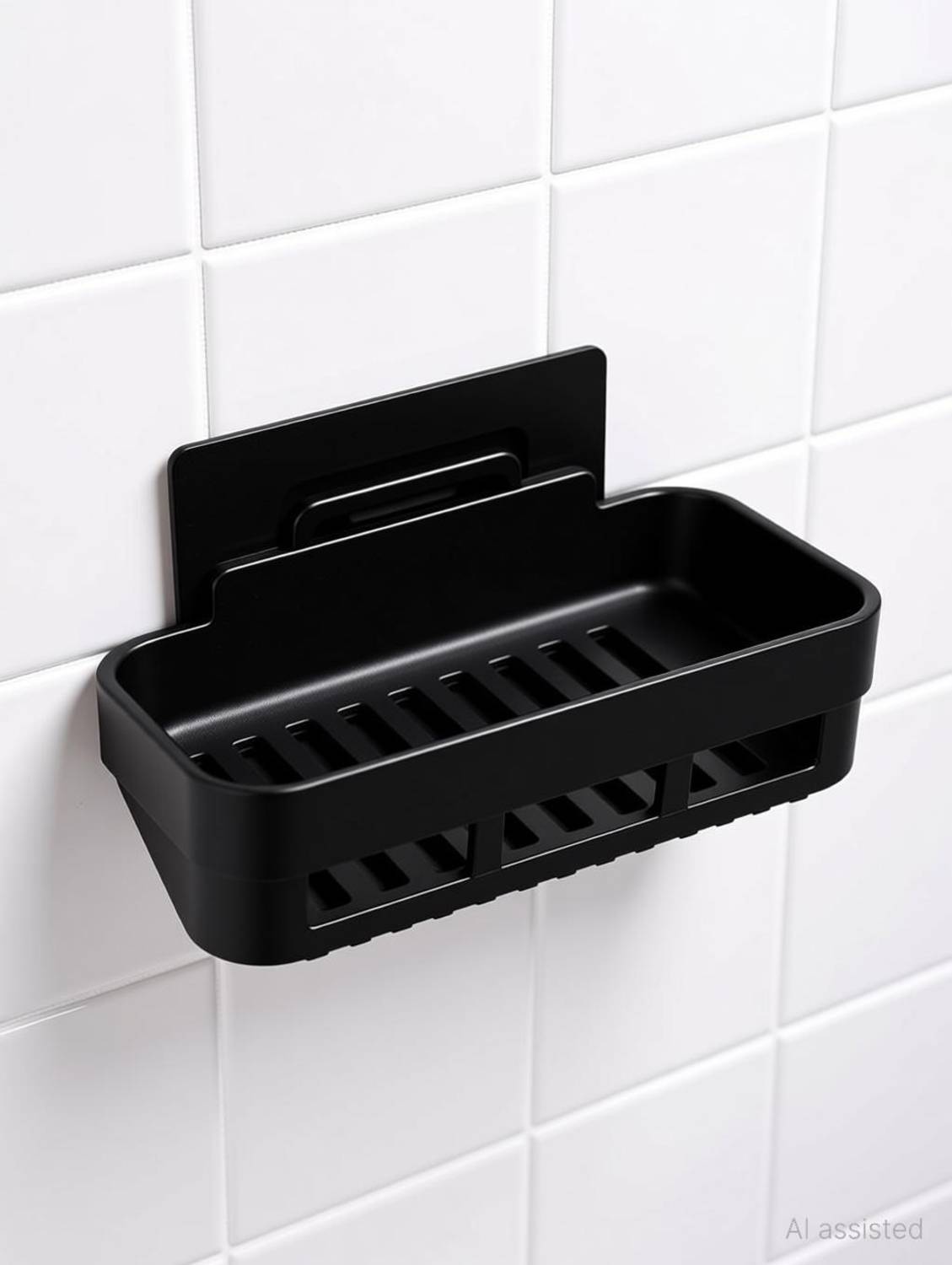 KYASO Pack of 4 Wall Mount Bathroom Shelf and Soap Rack - Image 4