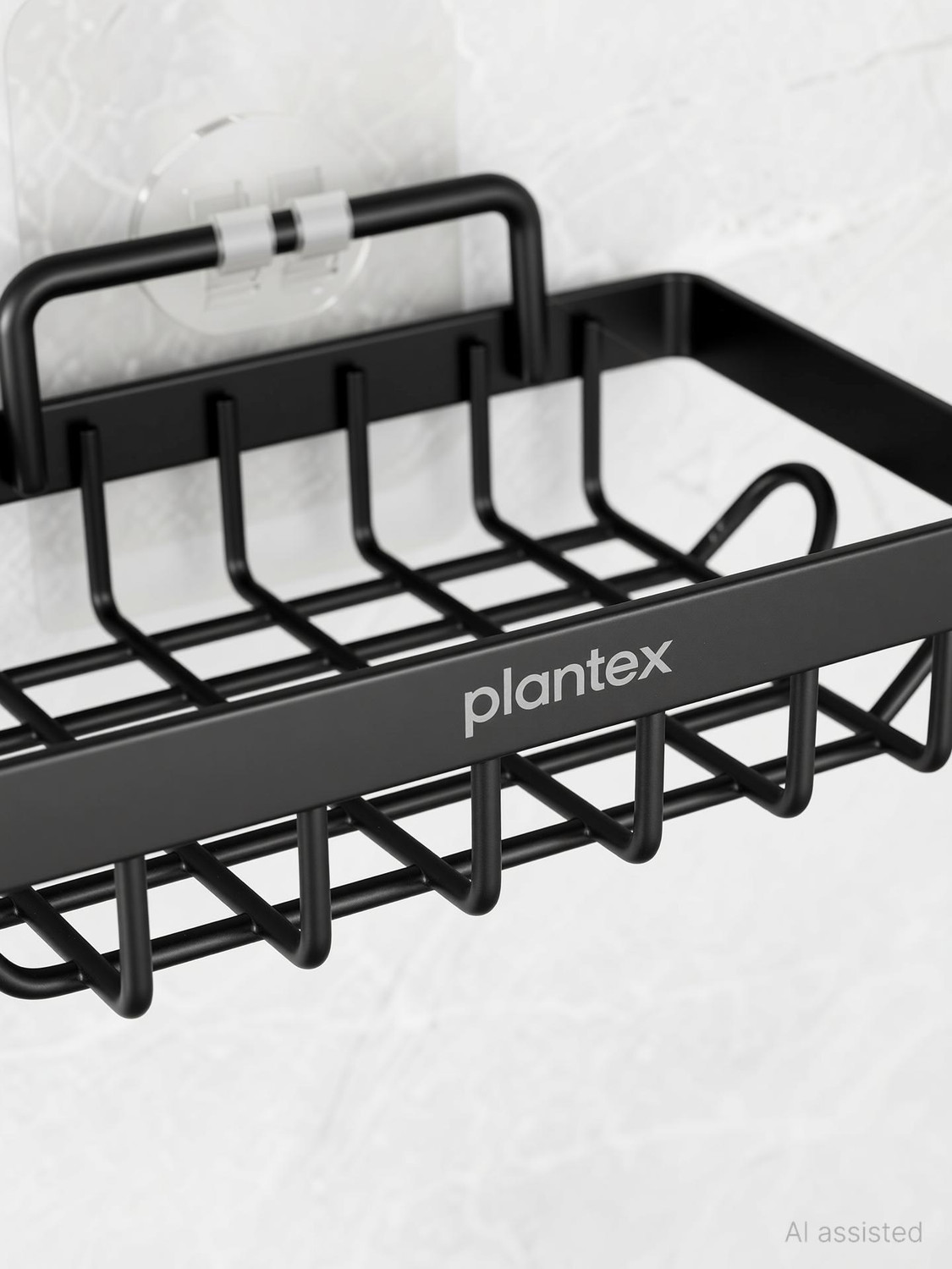 Image of Plantex Soap Dish for Bathroom /Self Adhesive Soap Holder for Kitchen /Soap Stand /Case