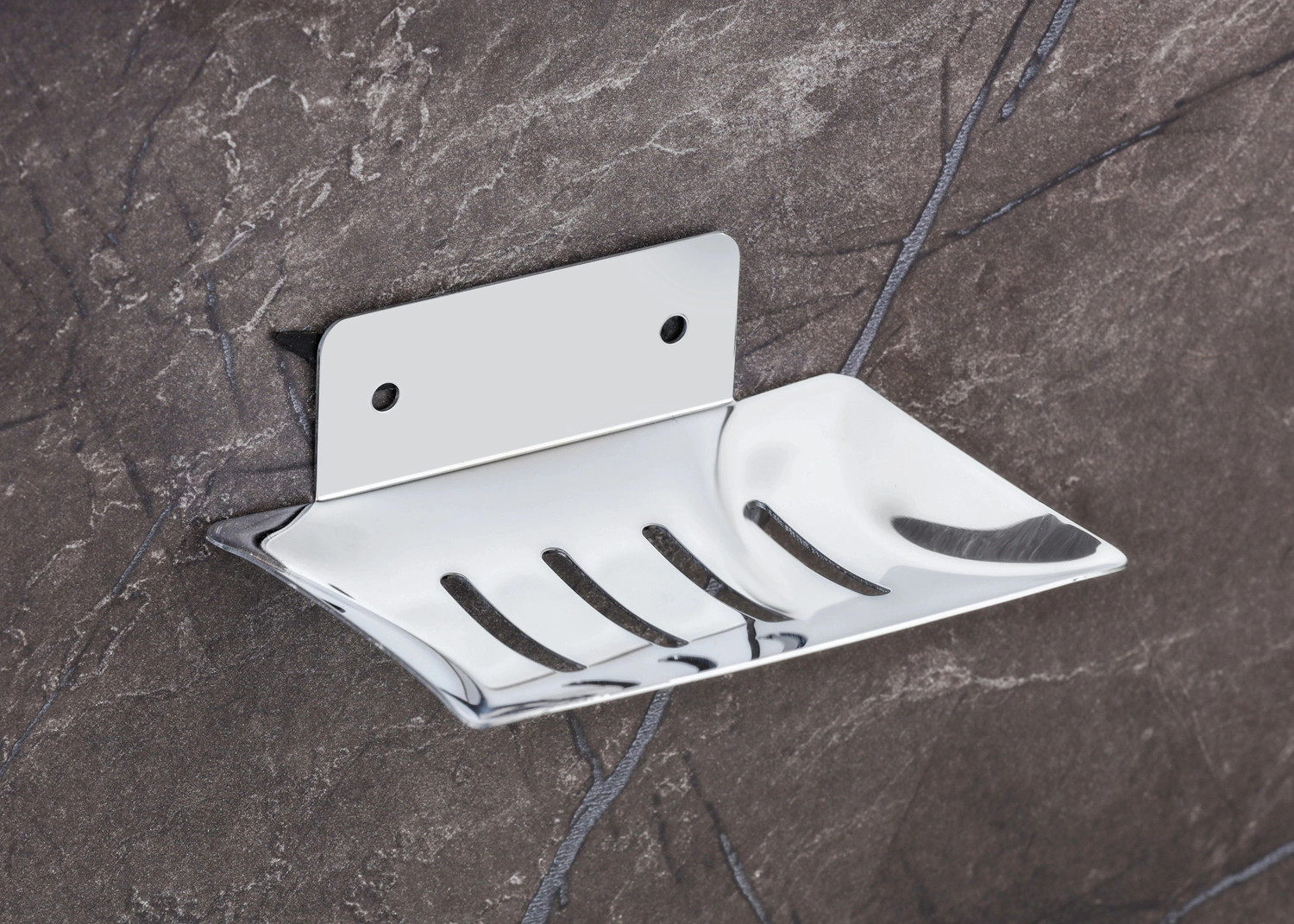 Image of iSTAR Square Soap Dish / Soap Case / Soap Stand ( Stainless Steel ) Set of 1