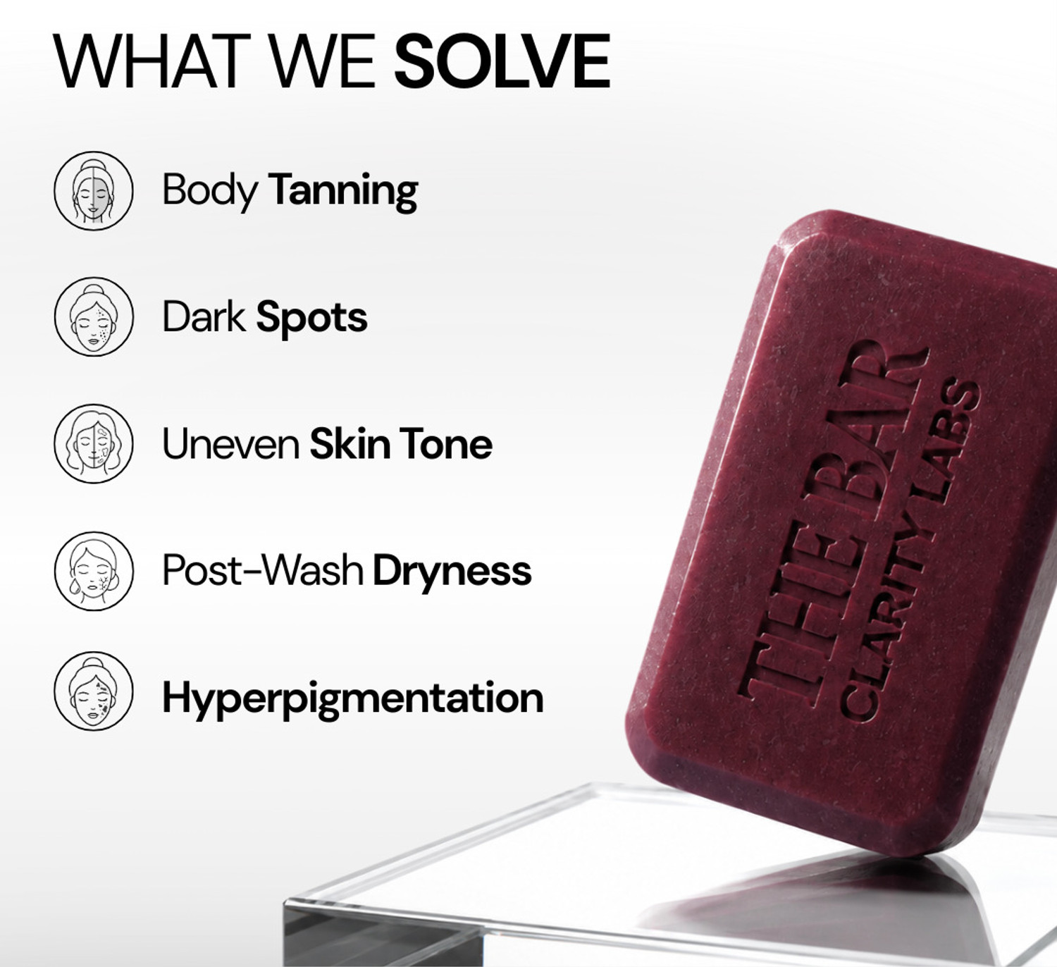 Image of ClarityLabs Detan Brightening Soap | With Kojic Acid, Niacinamide, Vitamin C