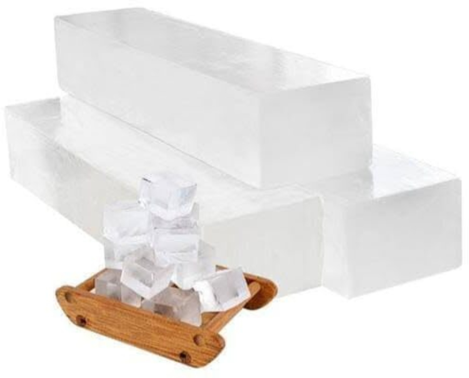 Image of fresheasily Ultra Clear Melt & Pour Glycerin Soap Base 2000g