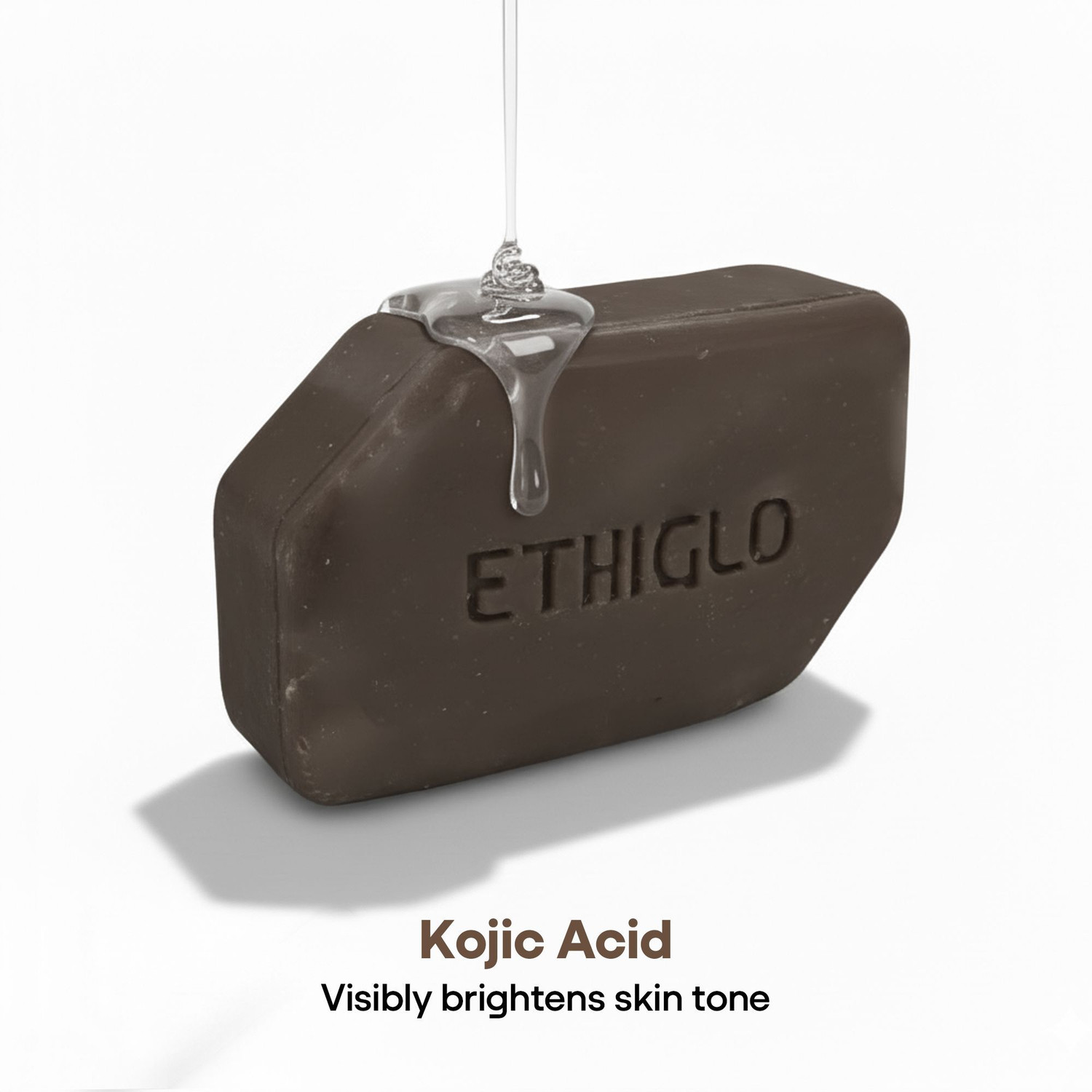 Image of ETHIGLO Skin Lightening Soap with Kojic Acid, Glycolic Acid for radiant skin