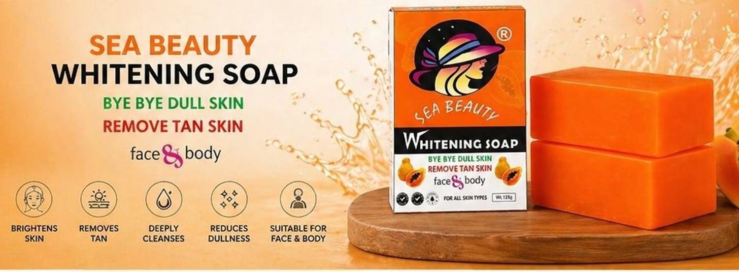 sea beauty Whitening Soap (Tan Removal & Glow) - Image 4