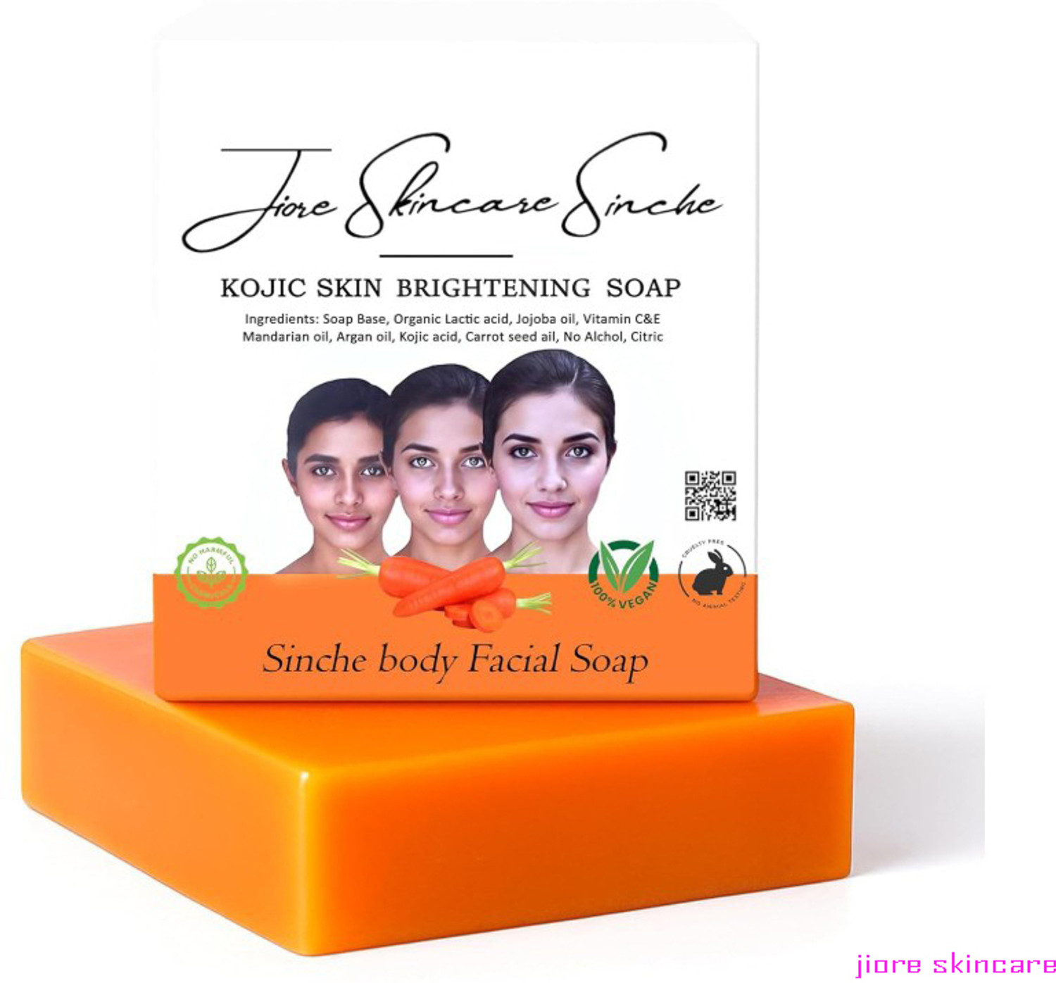 Image of jiore skincare Kojic Acid Soap for Healthy Skin Care