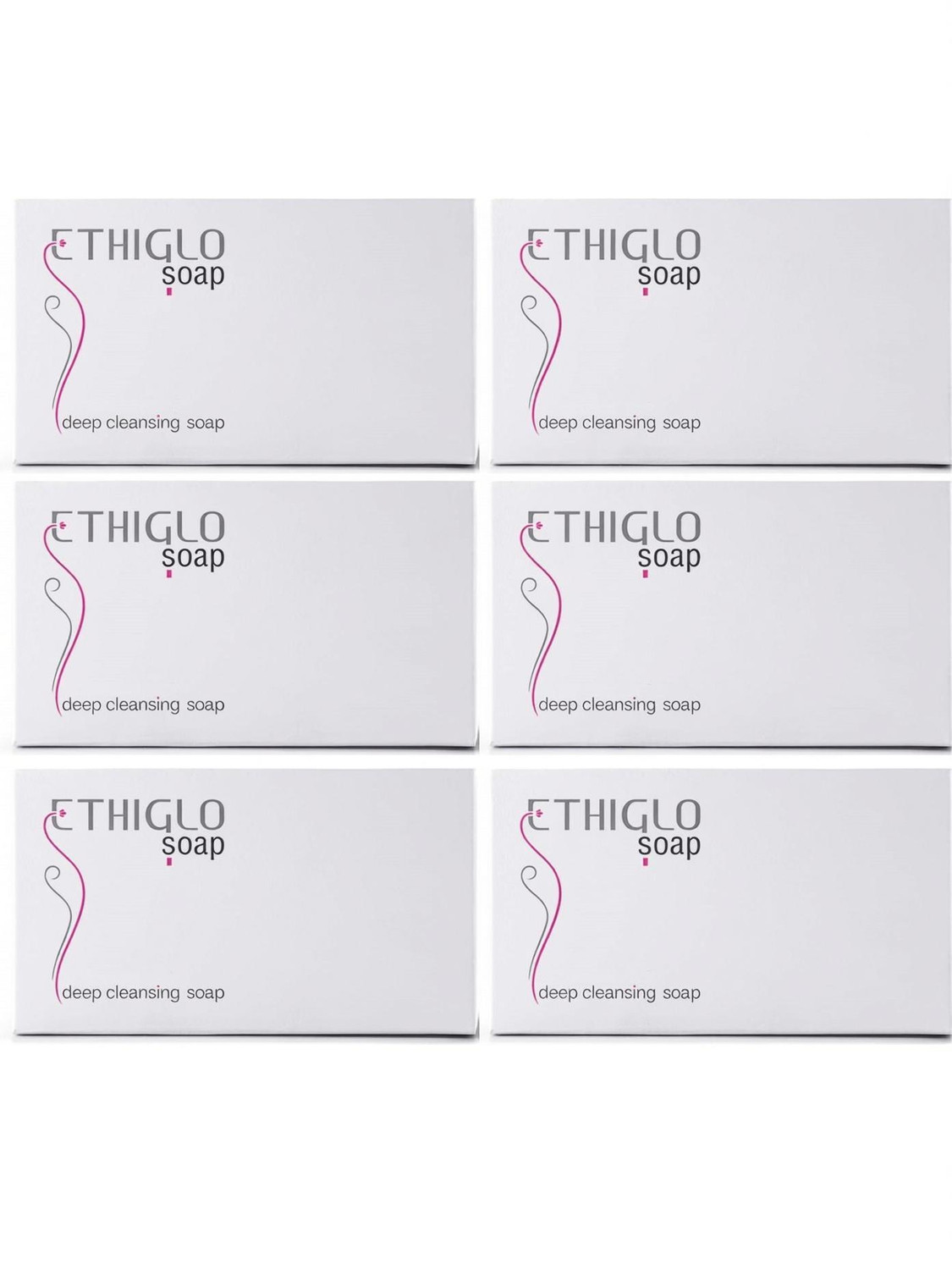 Image of ETHIGLO Skin Lightening Soap with Kojic Acid,Glycolic Acid for radiant skin (6 x 75 g)