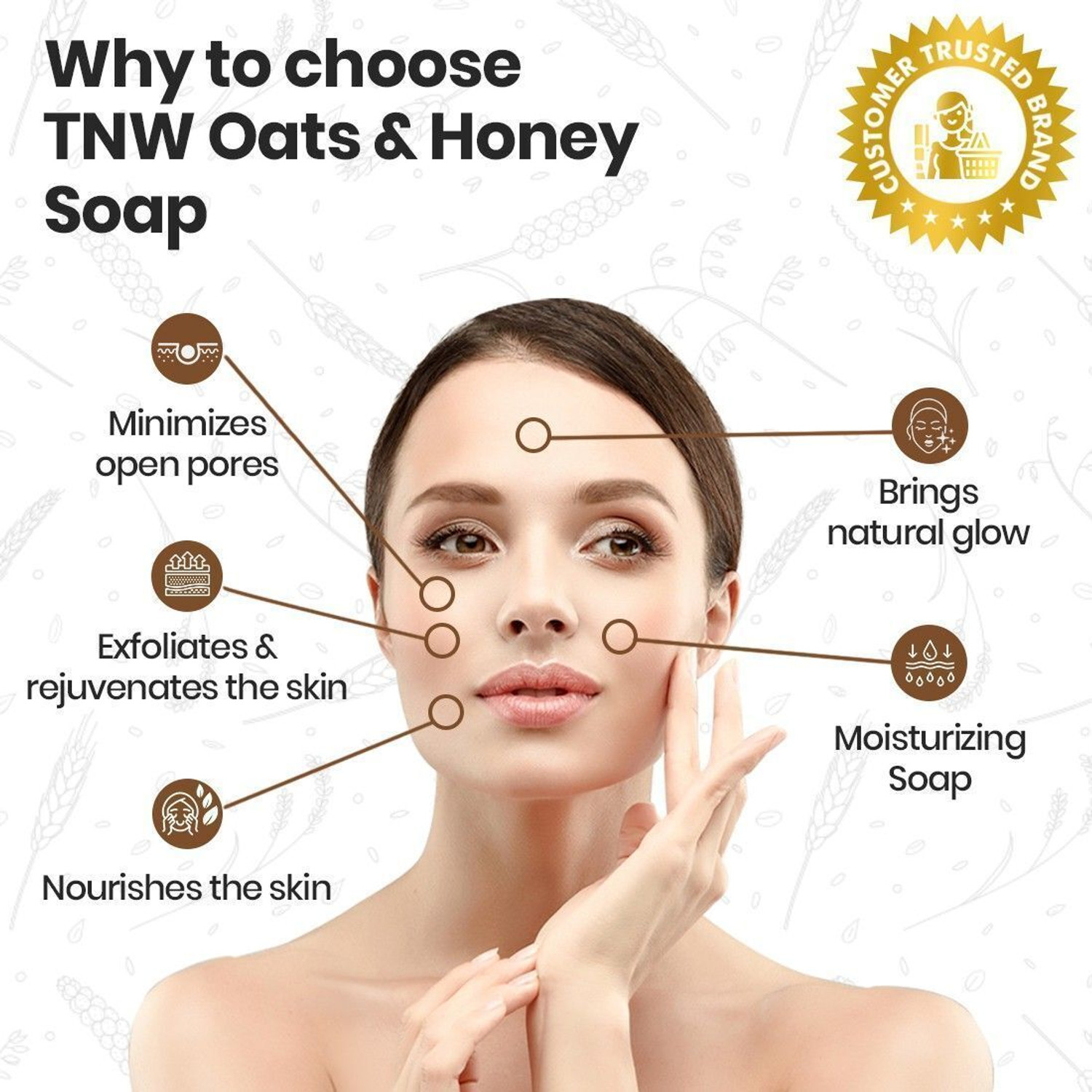 Image of TNW - The Natural Wash Oats & Honey Soap | Handmade | Face & Body | Tanning & Open Pores